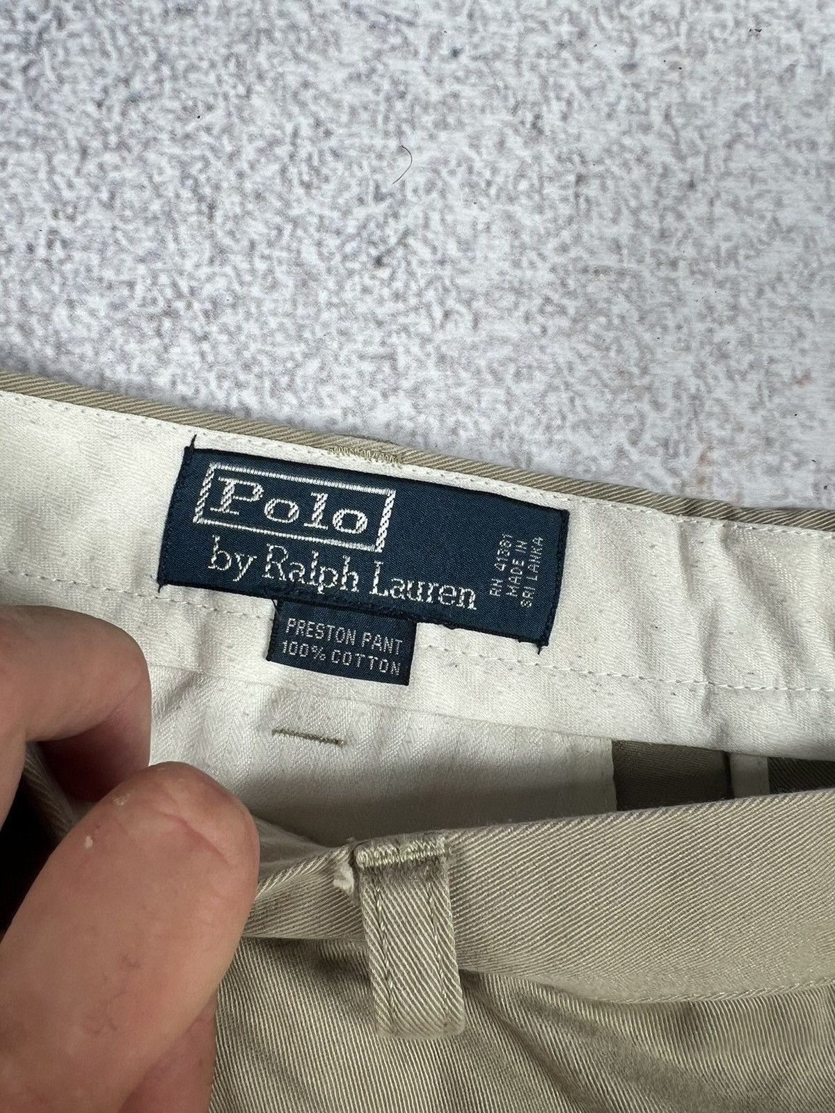 Ralph Lauren Vintage Polo Ralph Lauren Casual Chino Pant Size US 36 / EU 52 - 11 Thumbnail