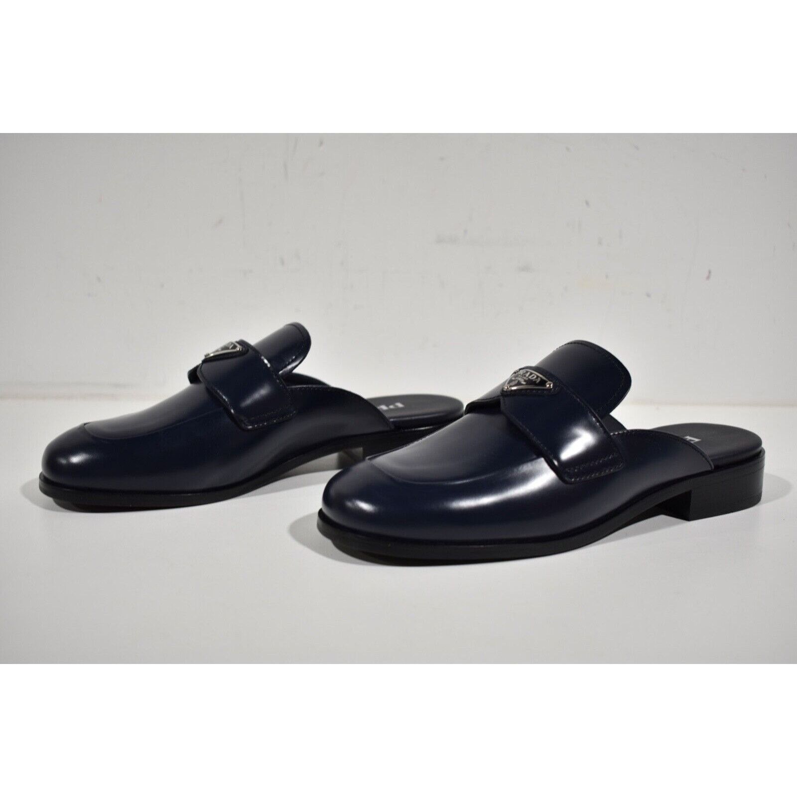 Prada Prada Leather Triangle Loafer Slip On Slide Mule Flat 36.5 Size US 6 / IT 36 - 10 Thumbnail