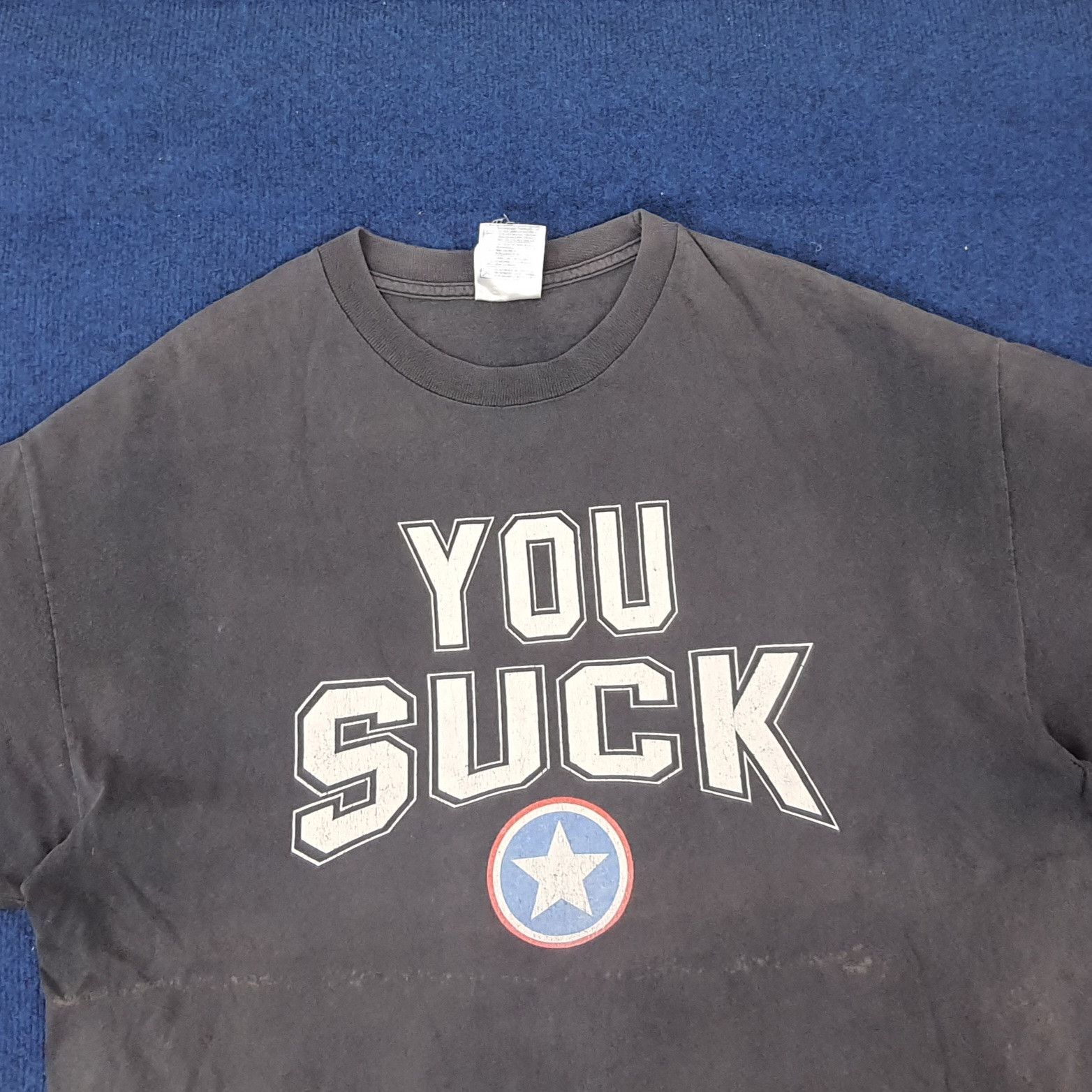 WWE Vintage WWE Kurt Angle American Wrestler Tshirt C249N45 Size US XL / EU 56 / 4 - 2 Thumbnail