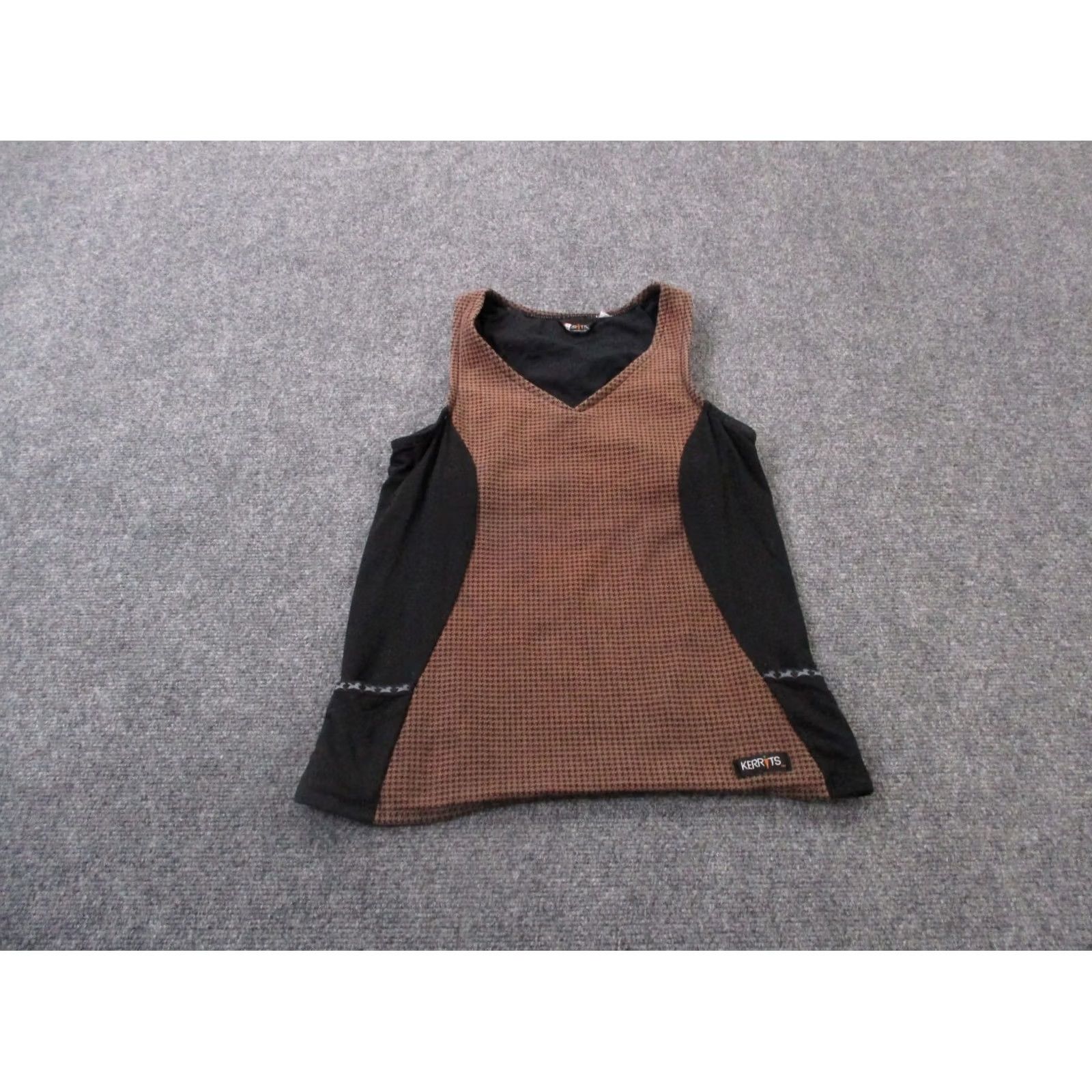 Vintage Kerrits Vest Women S Houndstooth Fleece Outdoor Hiking Equestrian Jacket Sweater Size S / US 4 / IT 40 - 2 Thumbnail