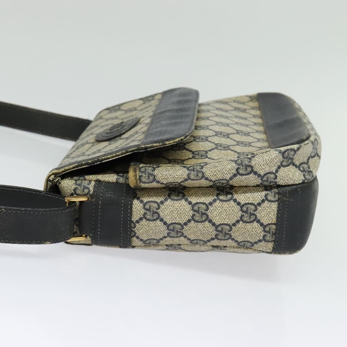 Gucci GUCCI GG Supreme Shoulder Bag Pvc Navy Gold Size ONE SIZE - 4 Thumbnail