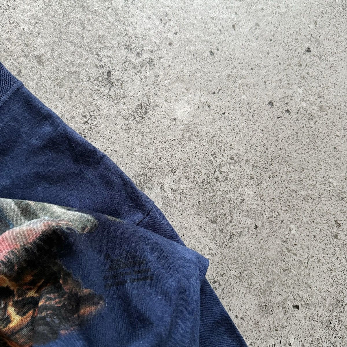 Other The Mountain Mens Blue Tie Dye Native American Wolf TShirt Size US M / EU 48-50 / 2 - 5 Thumbnail