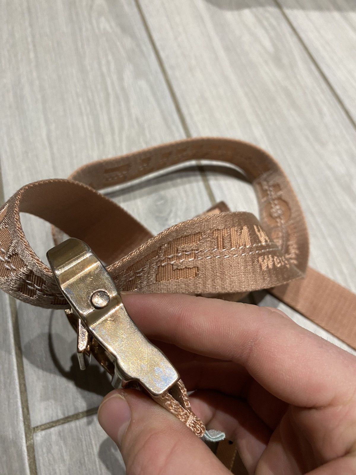 Off-White Off-White Pink Industrial Belt Y2K Size ONE SIZE - 7 Thumbnail