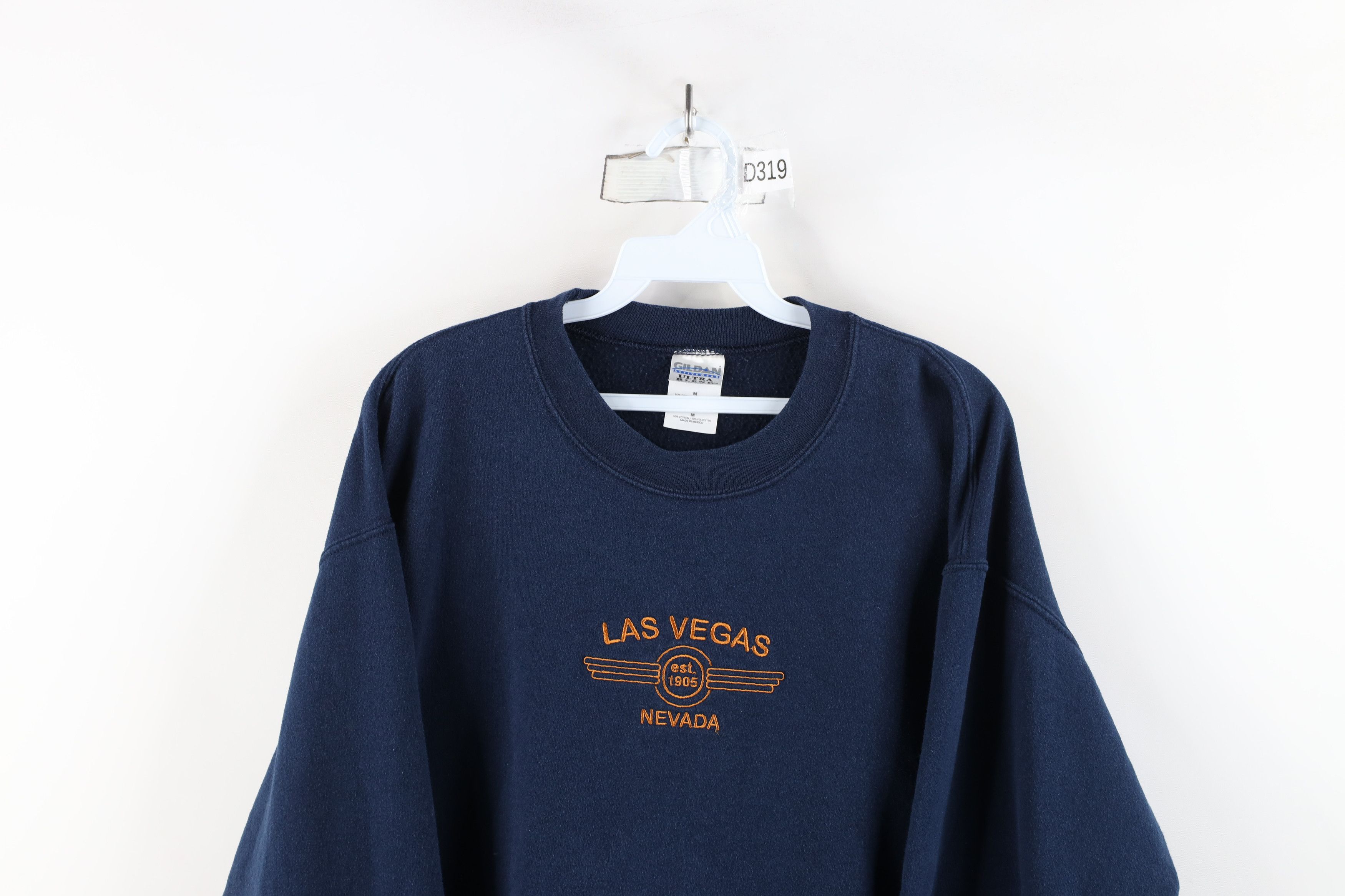 Vintage Vintage 90s Streetwear Spell Las Vegas Nevada Sweatshirt Size US M / EU 48-50 / 2 - 2 Thumbnail
