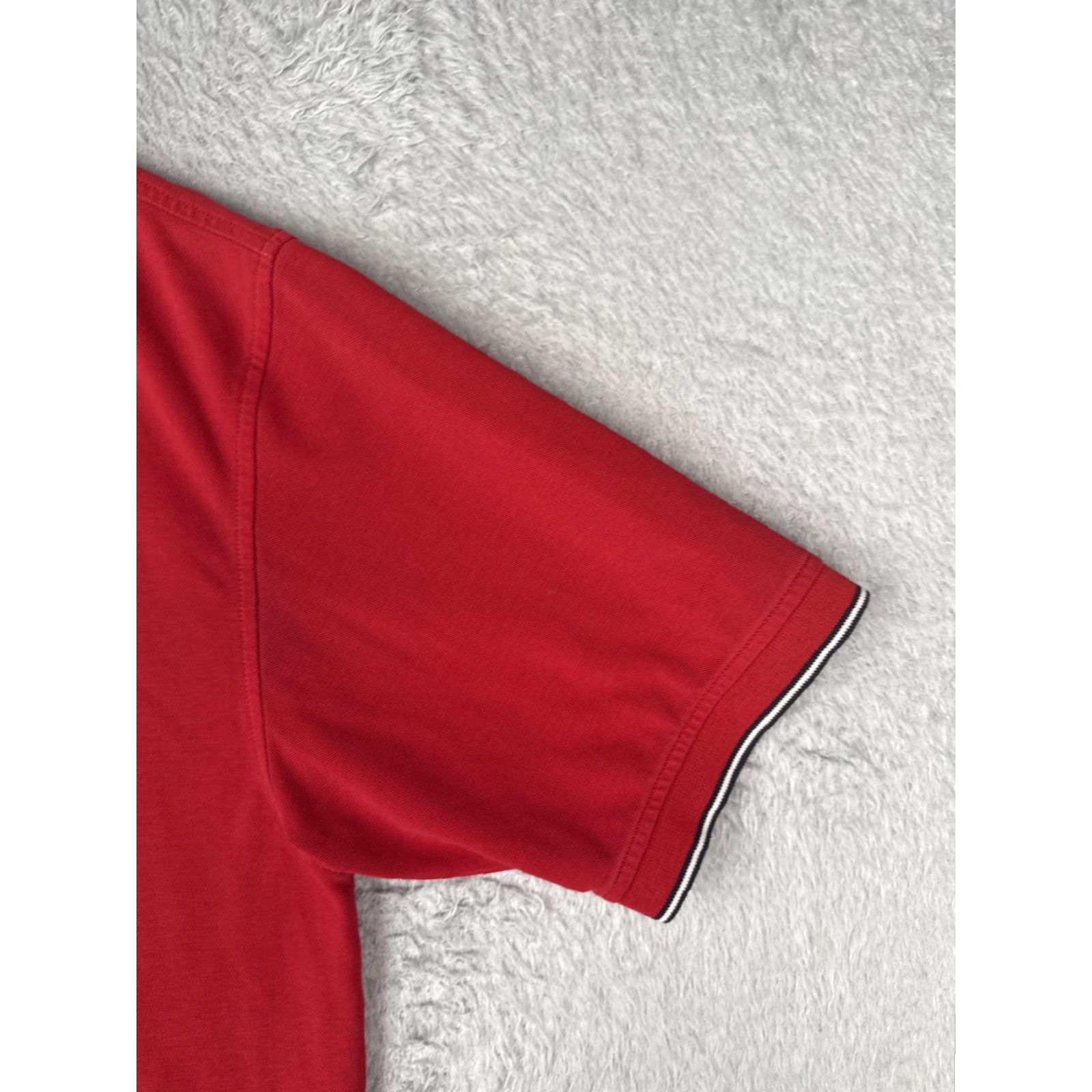 Tommy Hilfiger Tommy Hilfiger Polo Shirt Mens Large Red Cotton Techno-Dry Golf TPC The Canyons Size US L / EU 52-54 / 3 - 2 Thumbnail