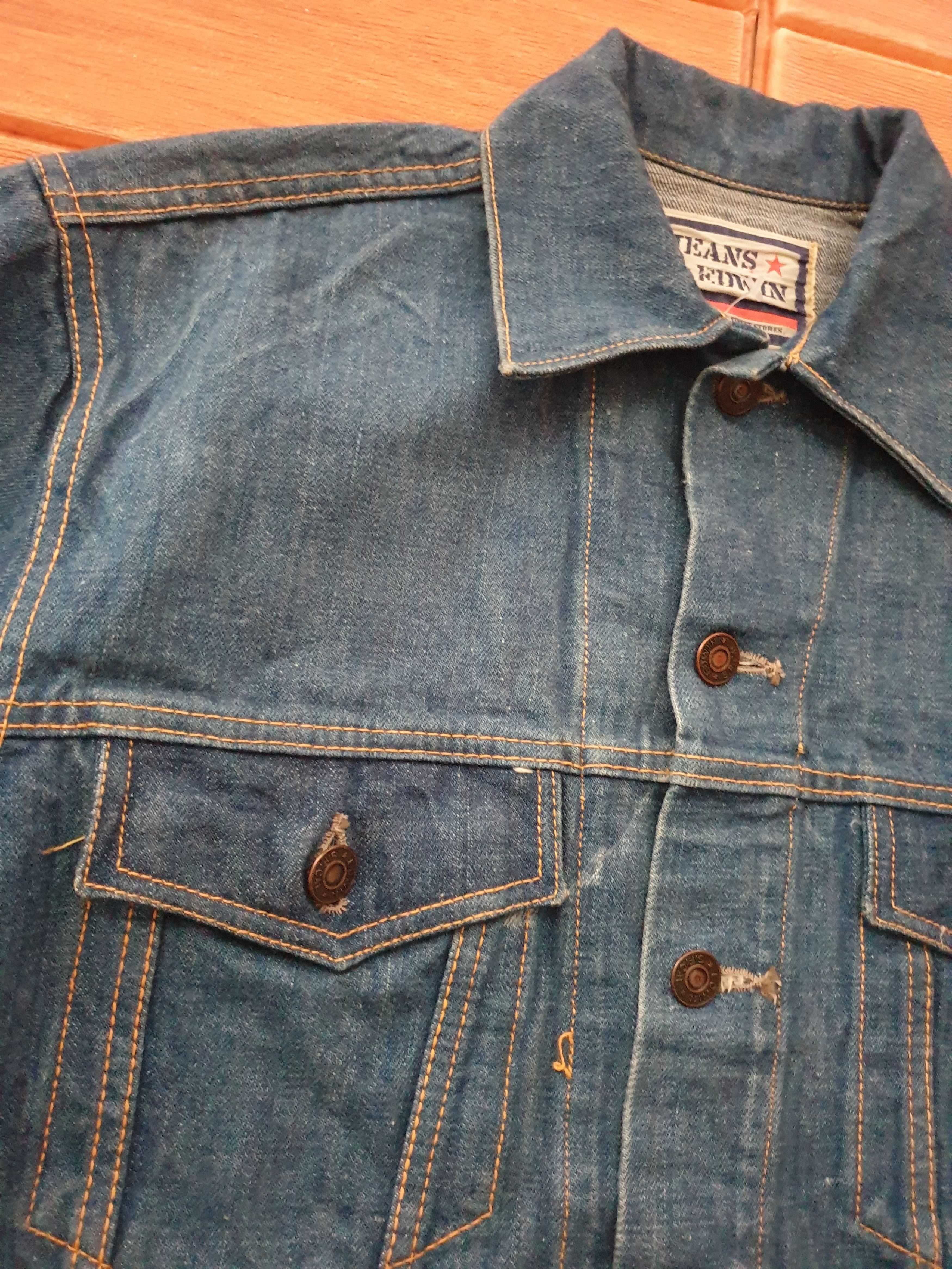 Edwin 💥Vintage Edwin selvedge denim jacket Size US M / EU 48-50 / 2 - 5 Thumbnail