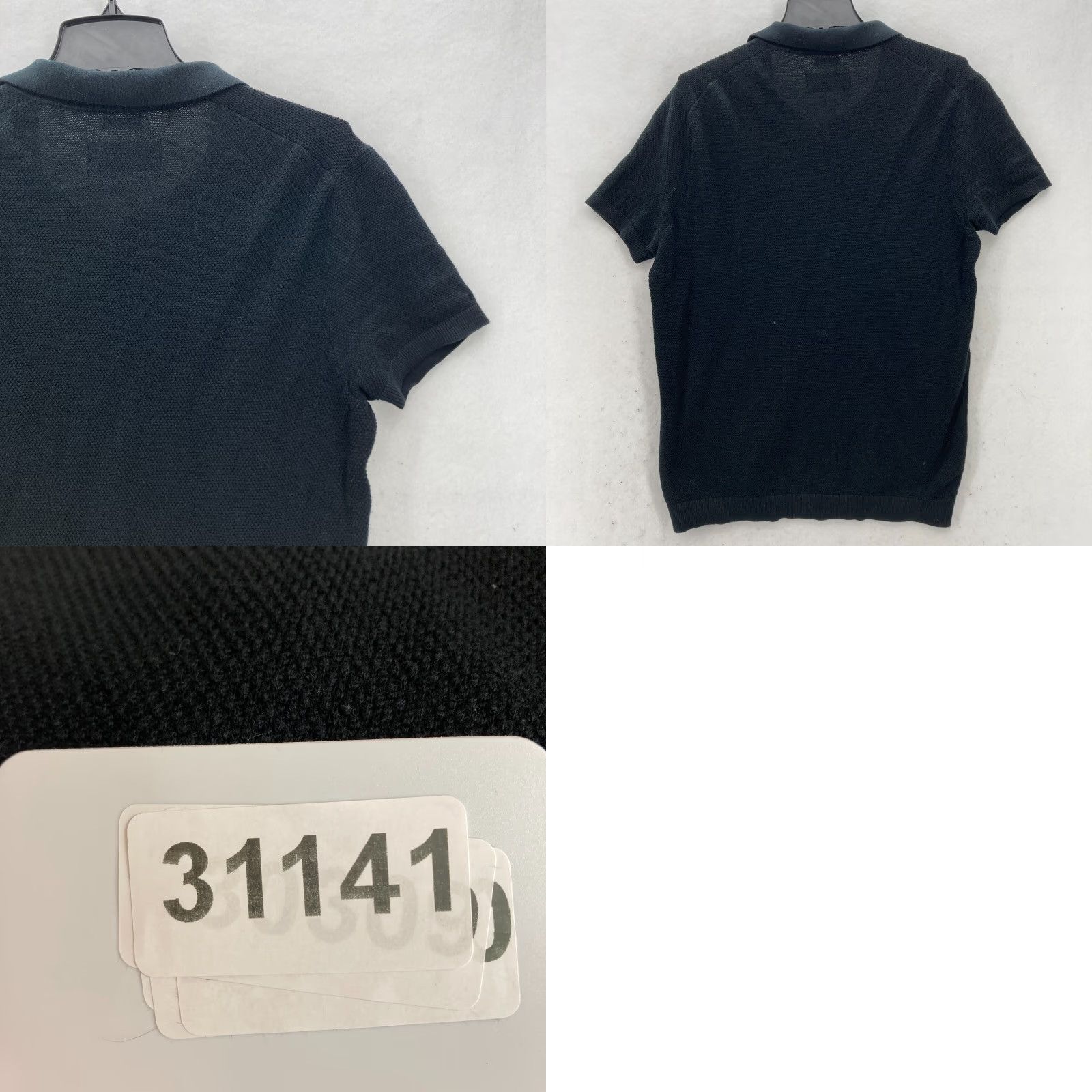 Abercrombie & Fitch Abercrombie & Fitch Featherweight Knit Polo Shirt Mens XL Black Sweater Preppy Size US XL / EU 56 / 4 - 8 Thumbnail