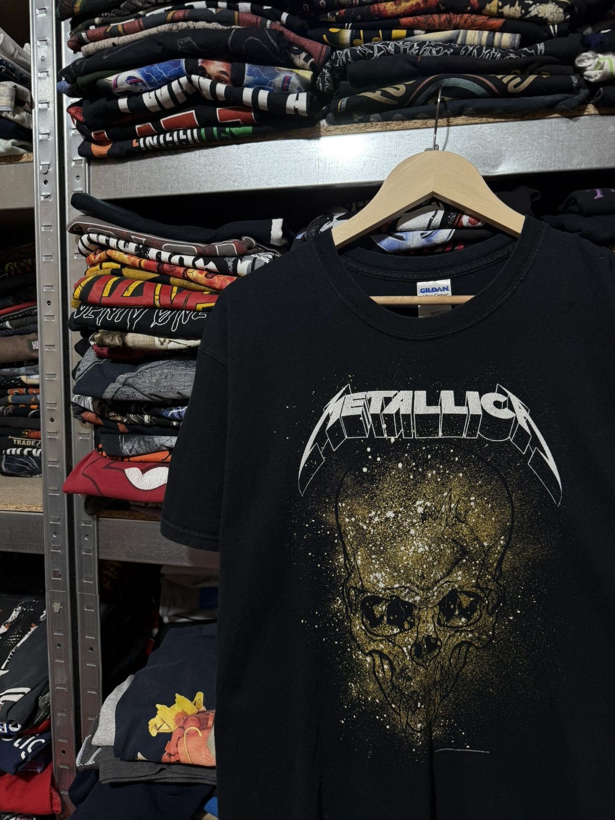 Band Tees Vintage 2008 Metallica Skull Death Rock Band Retro T-Shirt Size US XL / EU 56 / 4 - 3 Thumbnail