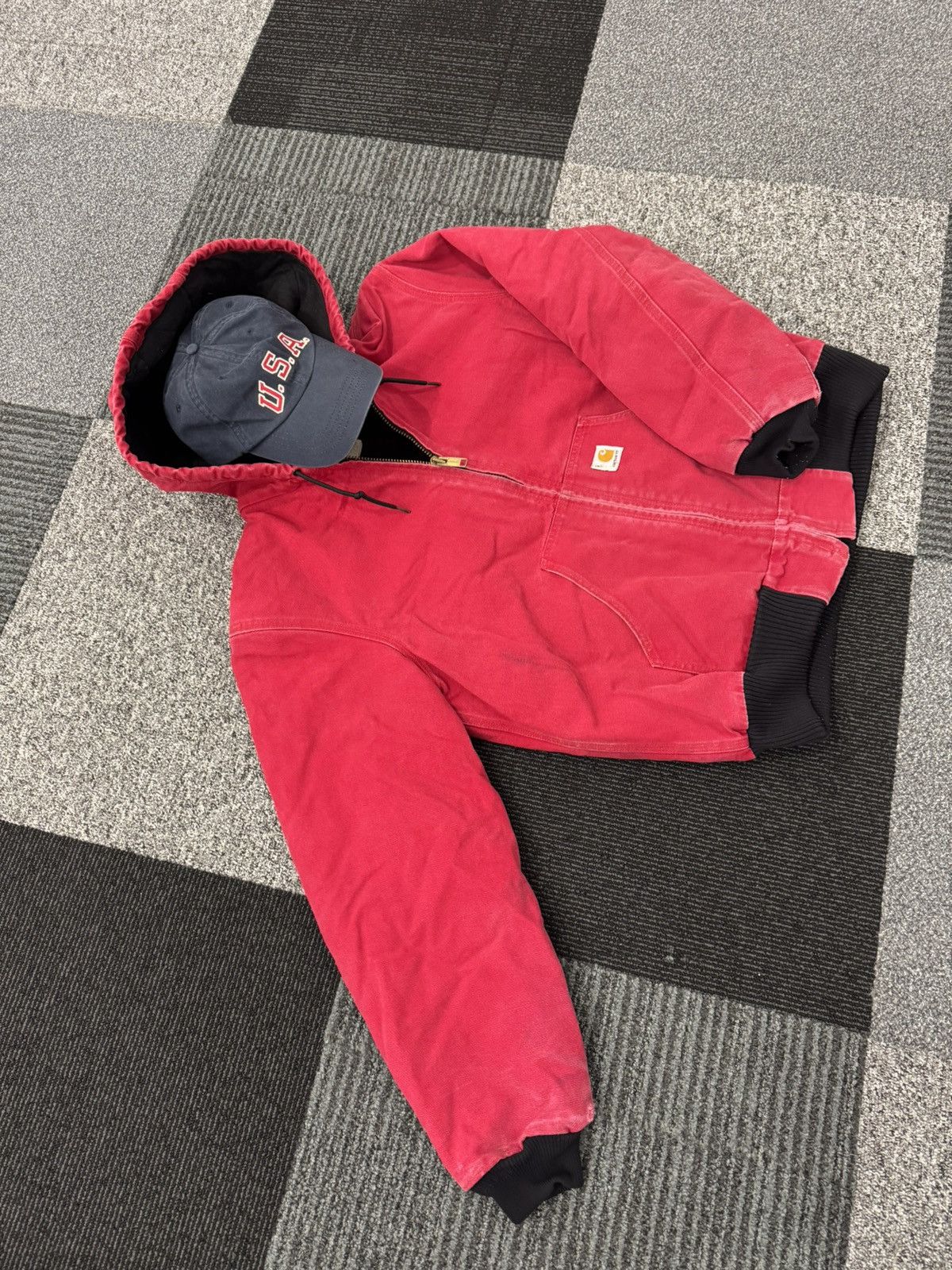 Carhartt Carhartt Active Jacket J140 RED usa vintage og Size US M / EU 48-50 / 2 - 4 Thumbnail