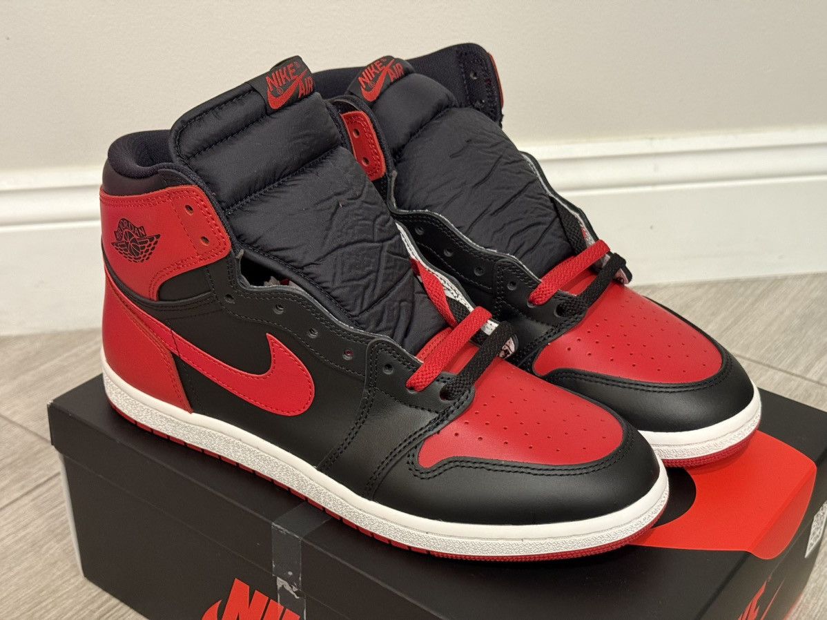 Jordan Brand Jordan 1 Retro High '85 OG Bred Banned HV6674-067 Red Sz 12 Size US 12 / EU 45 - 4 Thumbnail