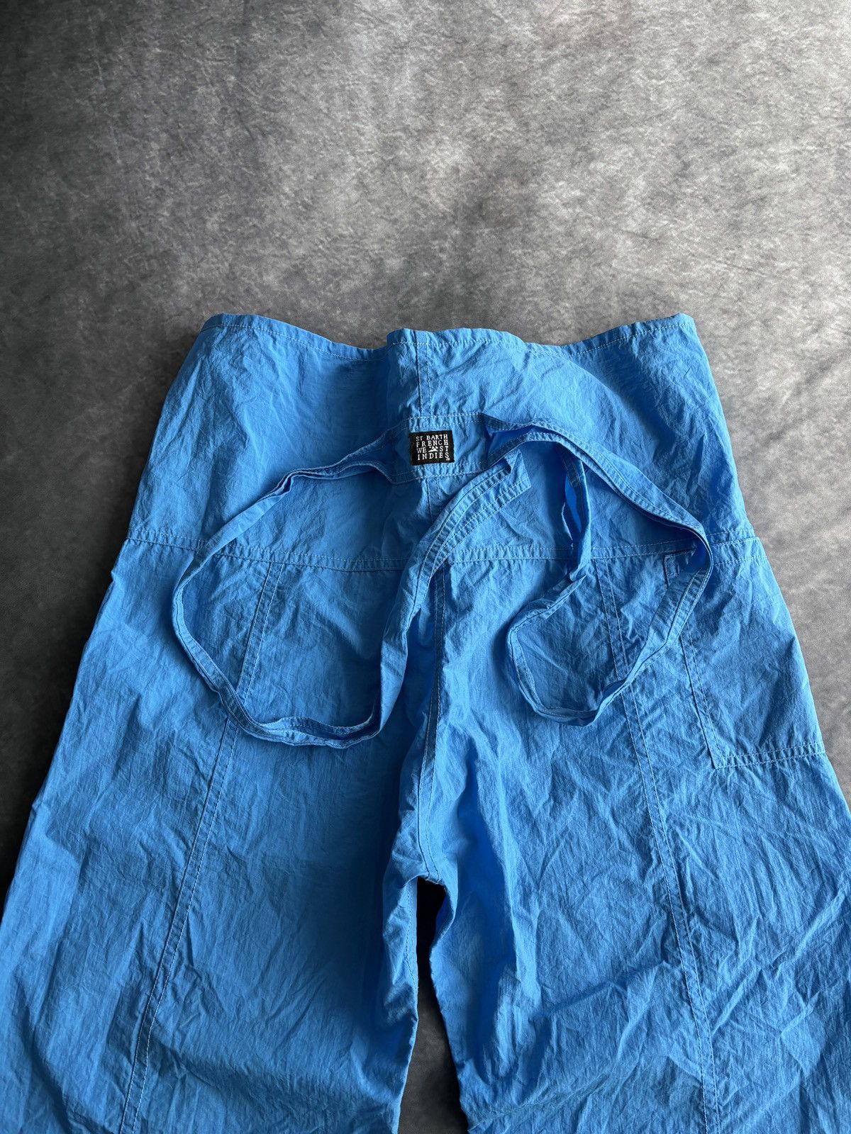 MC2 Saint Barth × Other × Vintage Vintage Cropped Pants Crinkle Nylon Tie Waist Beach Capris Size US 32 / EU 48 - 7 Thumbnail