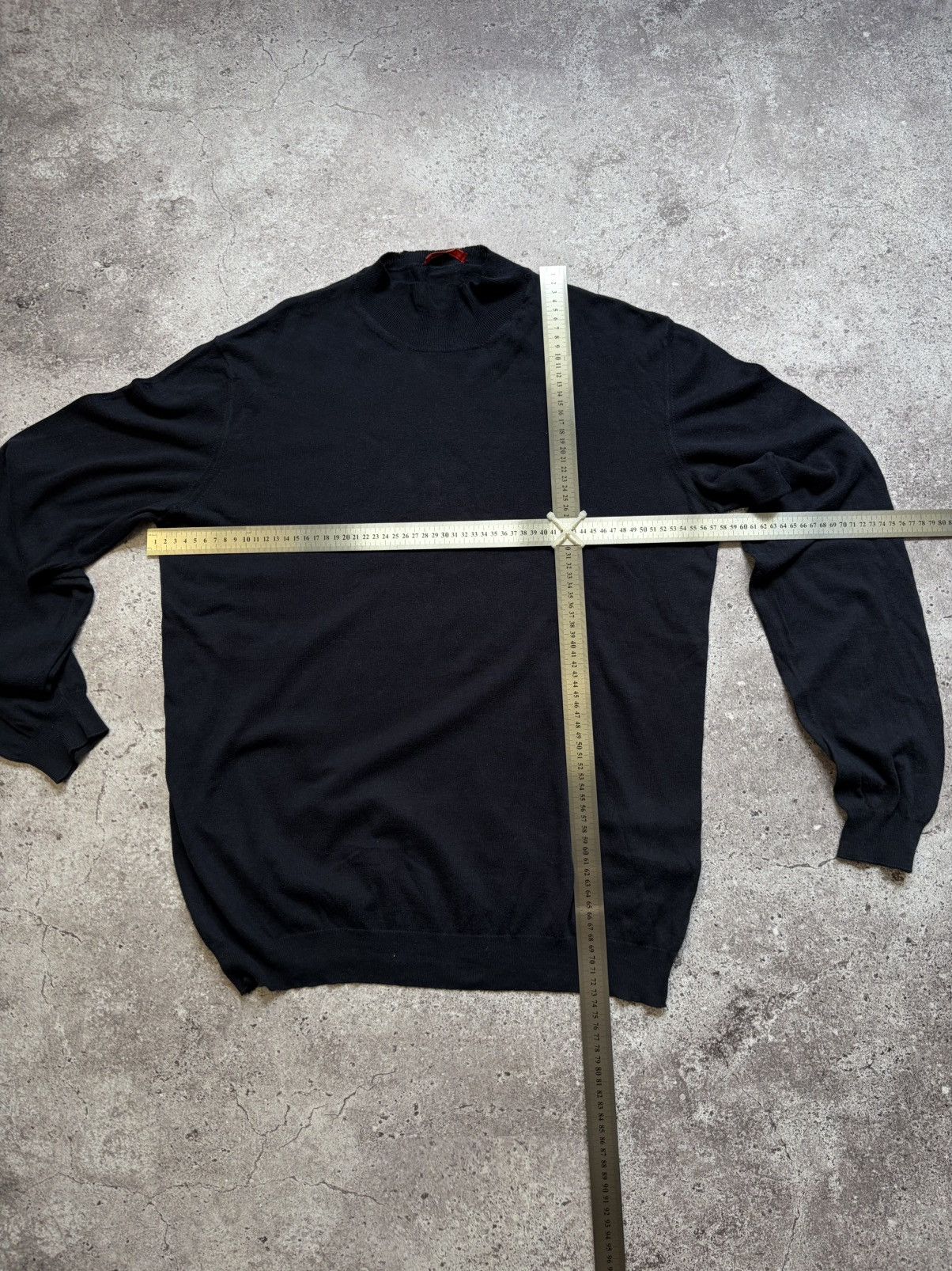 Prada Prada Dark Blue Heavy Wool Turtleneck Sweater Size US L / EU 52-54 / 3 - 10 Thumbnail