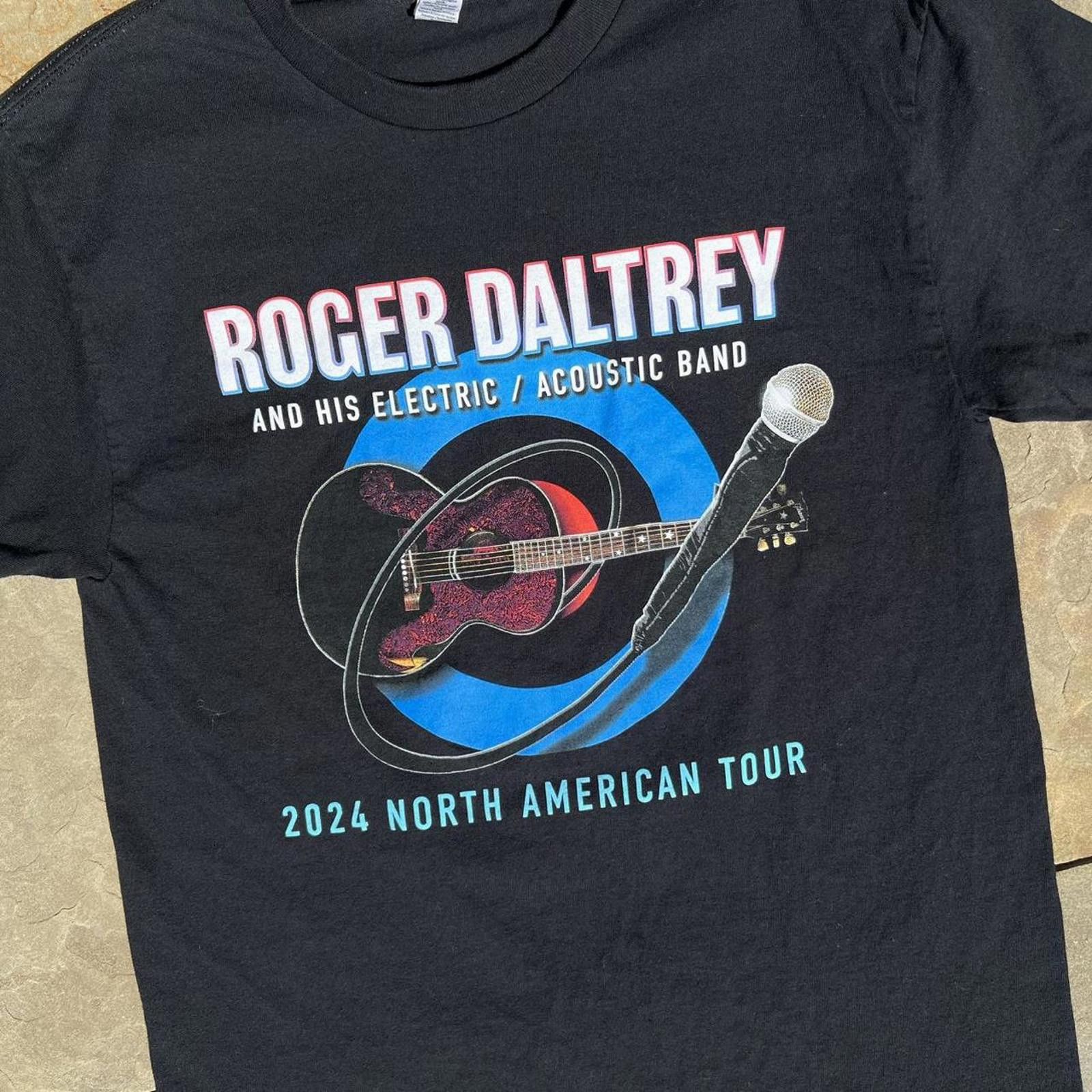 Other Roger Daltrey 2024 North America Tour Black Concert Tee Size US M / EU 48-50 / 2 - 3 Thumbnail