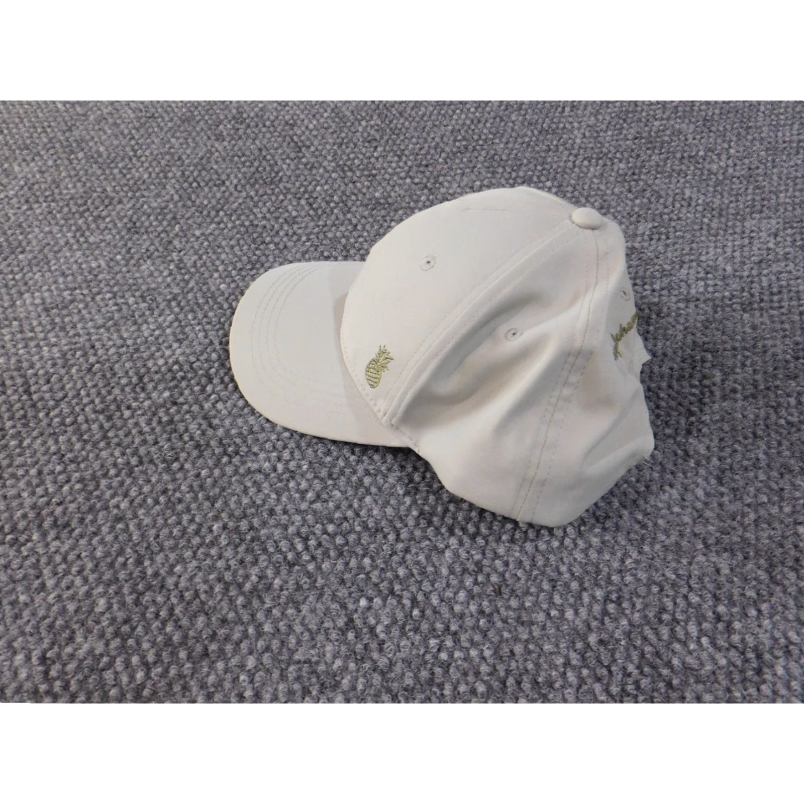 Tommy Bahama Tommy Bahama Cap Baseball Hat Men Strapback Gray Pineapple Logo One Size Adjustable Canvas Cotton Polyester Casual Men Size ONE SIZE - 4 Thumbnail