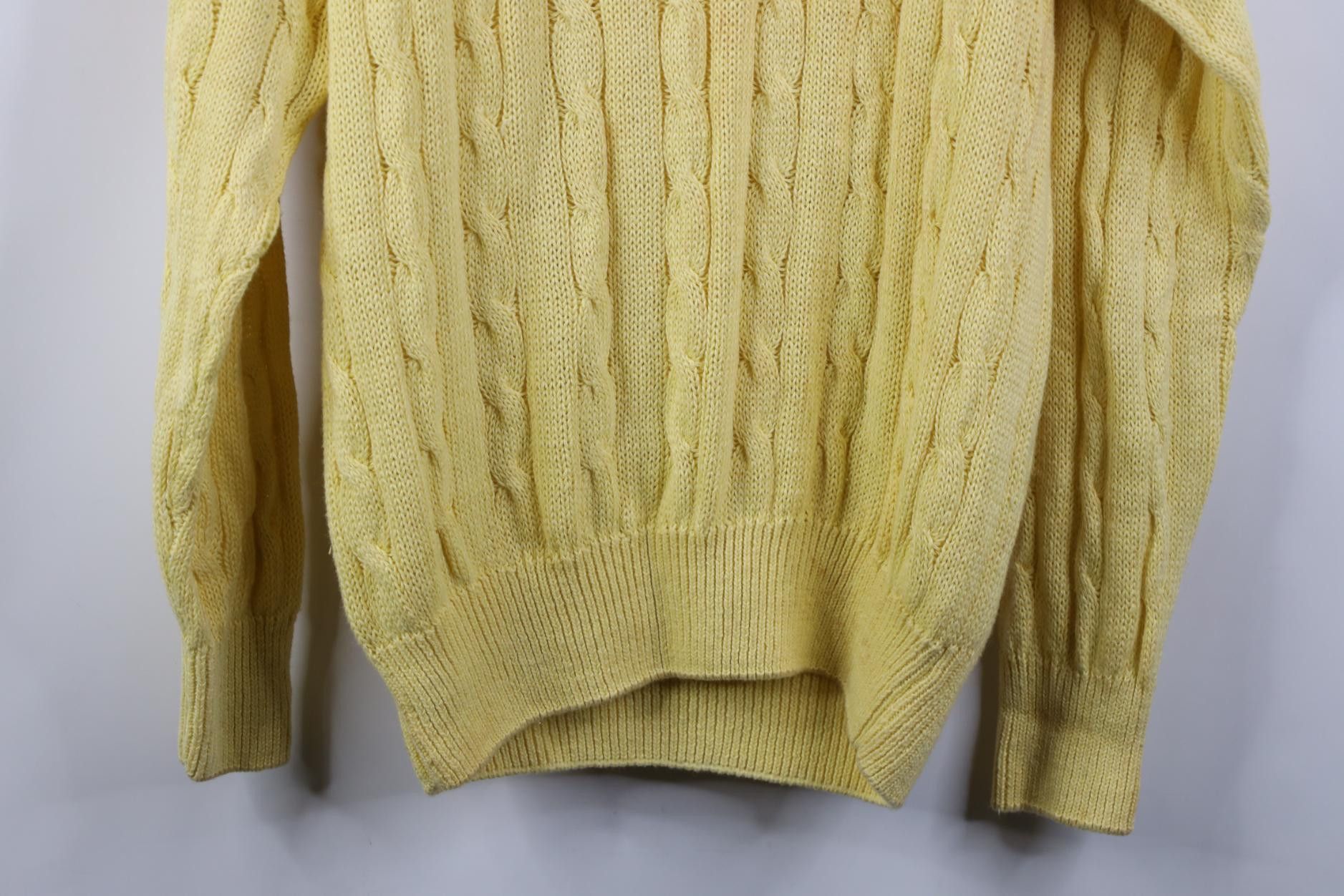 Vintage Deadstock Vintage 80s 90s Streetwear Chunky Cable Sweater Size US L / EU 52-54 / 3 - 14 Thumbnail