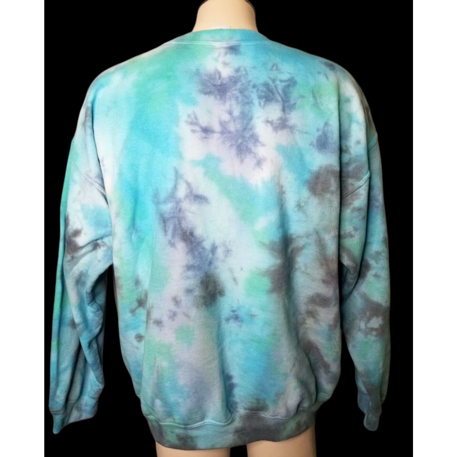 Gildan Vintage Gildan Crewneck Sweatshirt Men XL Blue Key West Waves Tie Dye Retro Size US XL / EU 56 / 4 - 2 Thumbnail