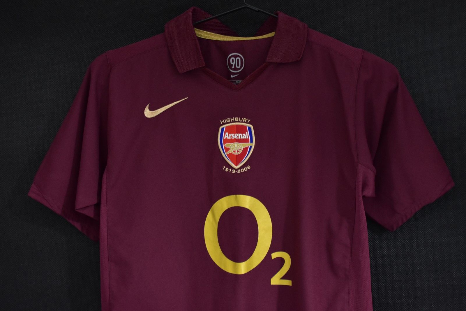 Nike 2005-06 NIKE Arsenal FC SIZE L.Boys (Youth) 160cm Size US XXS / EU 40 - 2 Thumbnail