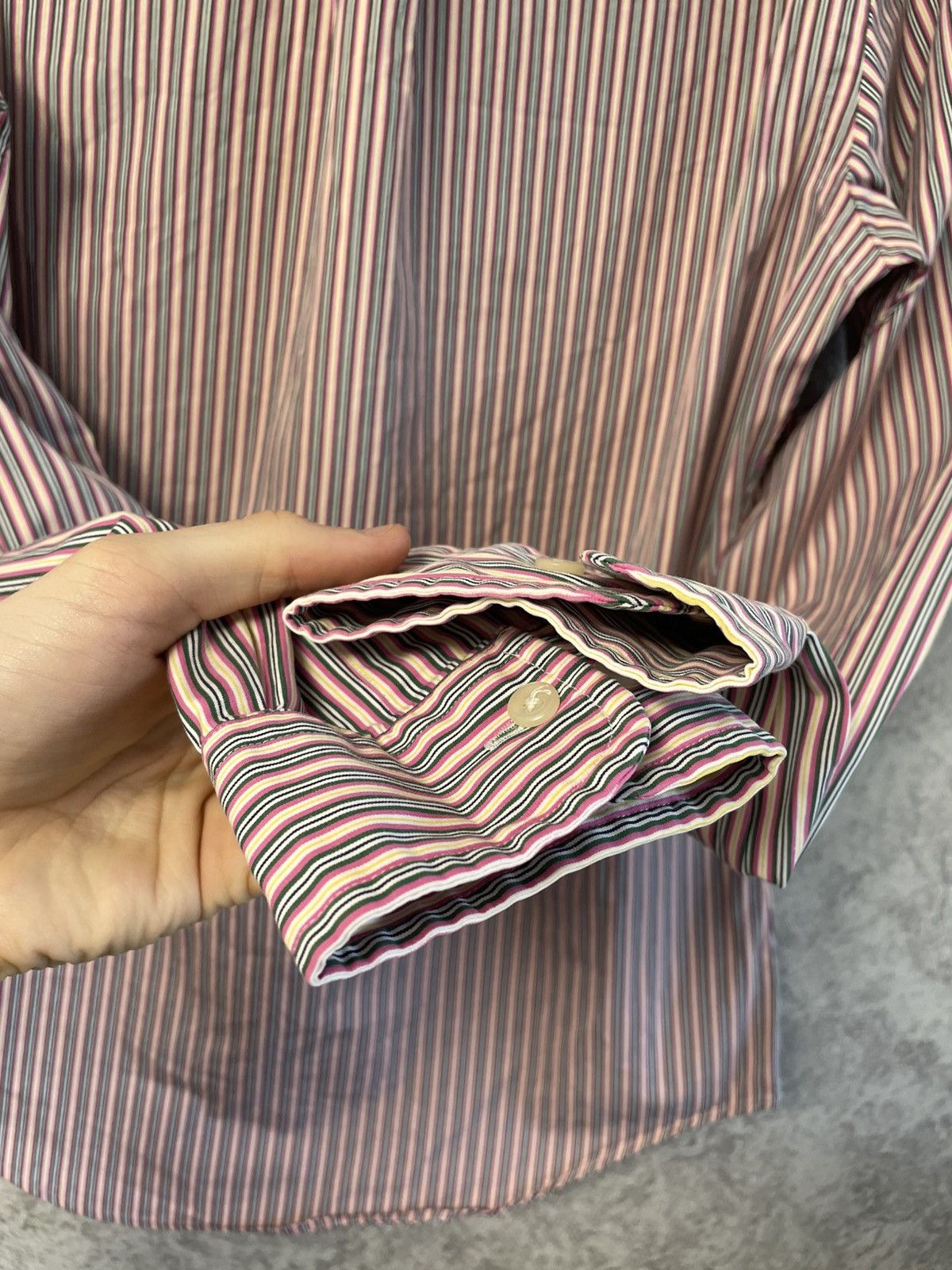 Polo Ralph Lauren Vintage Polo Ralph Lauren Striped Long Sleeve ButtonUp Shirt Size US S / EU 44-46 / 1 - 12 Thumbnail