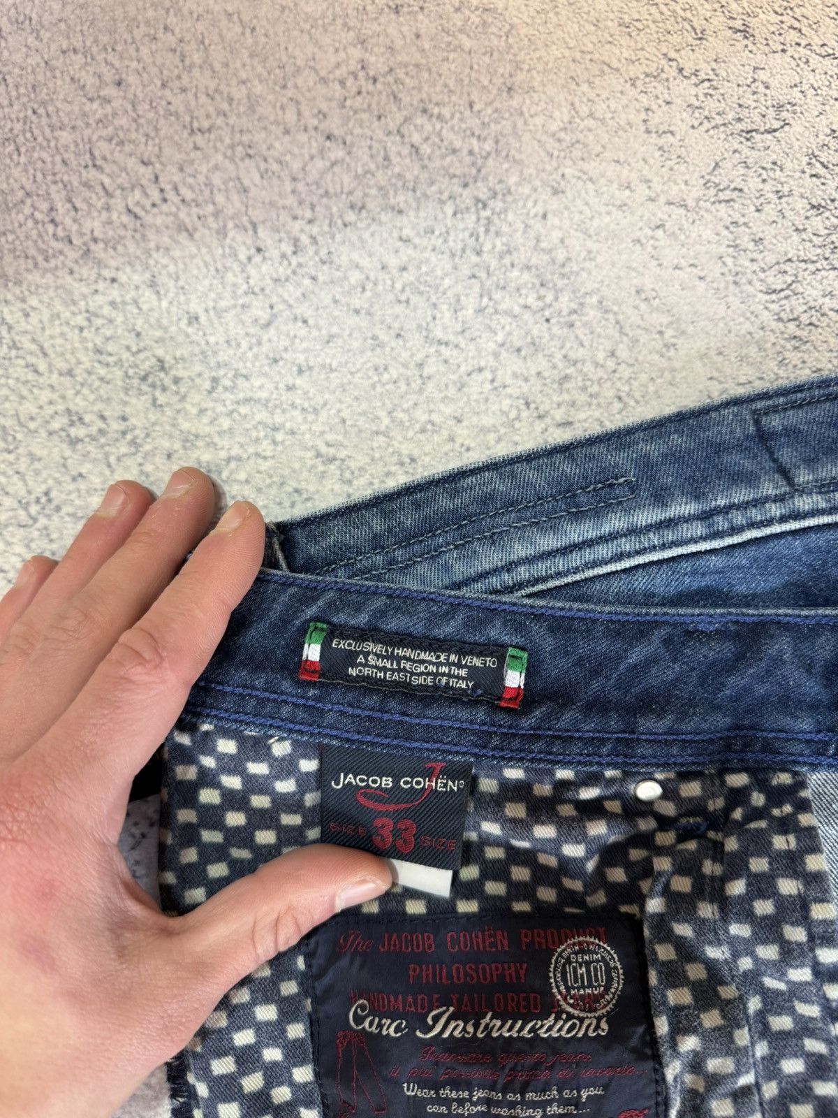 Jacob Cohen Jacob Cohen J622 Comfort Jeans 33 Handmade Dark Wash Denim Size US 33 - 13 Thumbnail