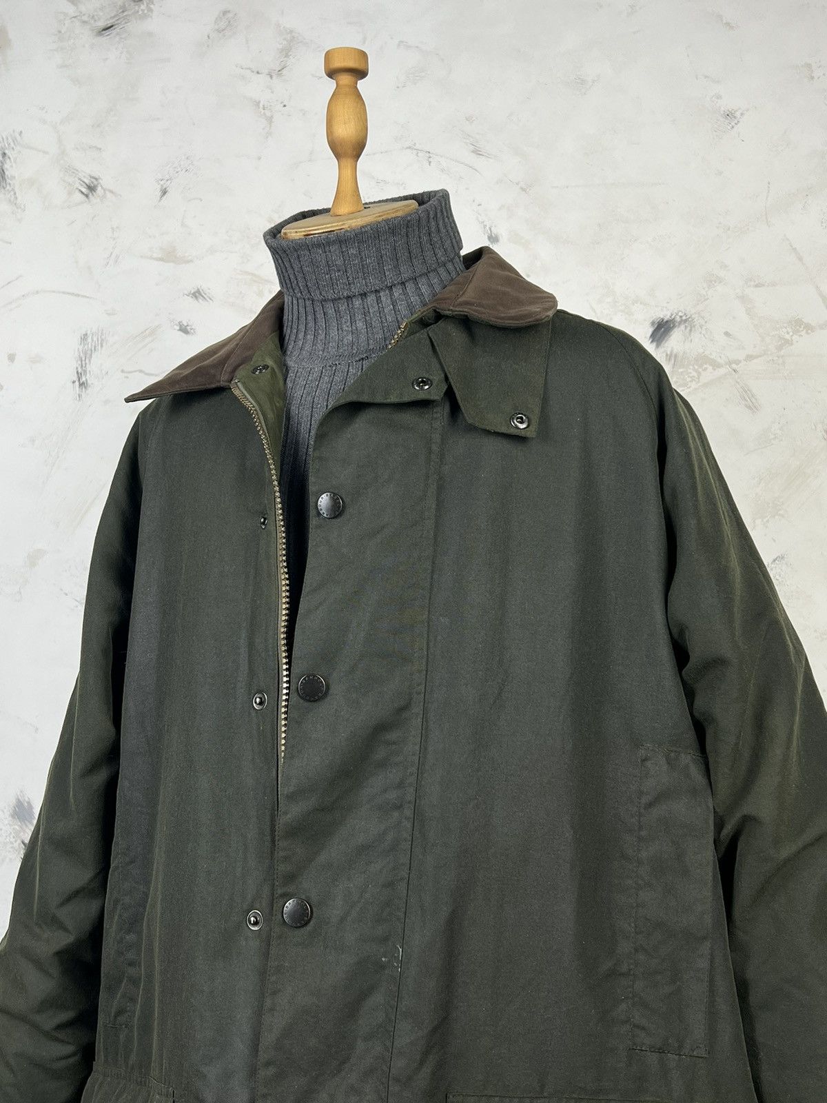 Barbour Vintage Barbour Beaufort Endurance Waxed Jacket Size L - XL Size US L / EU 52-54 / 3 - 4 Thumbnail