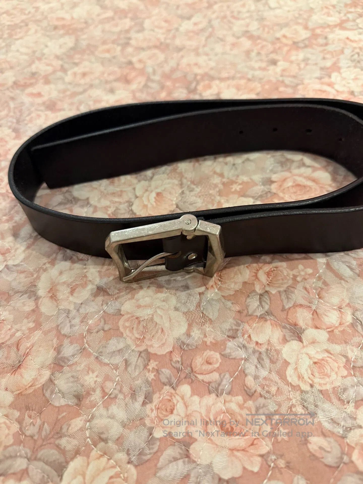 Japanese Brand R.DIARY PRIVE Handmade Leather Belt. Size ONE SIZE - 2 Thumbnail