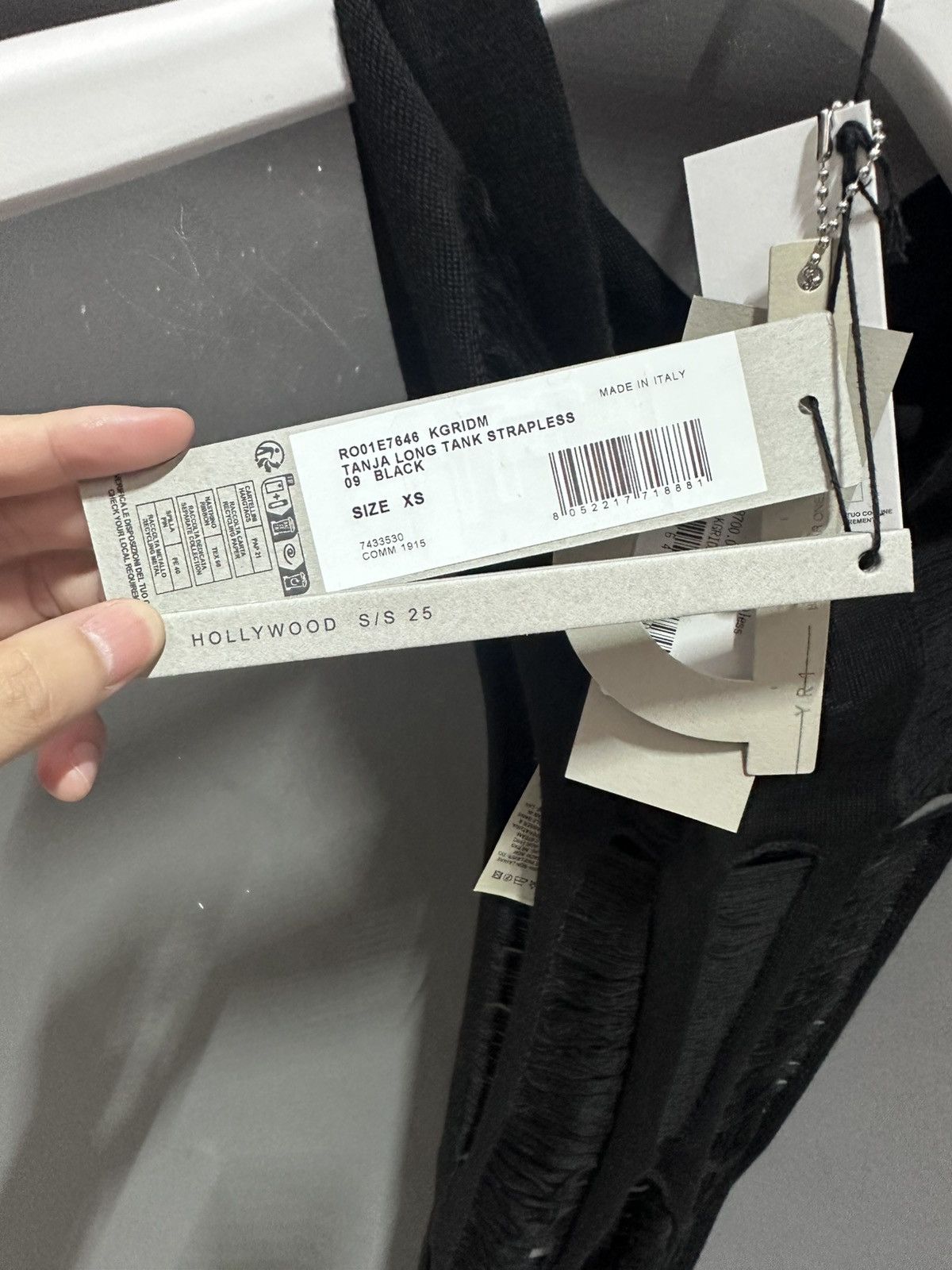 Rick Owens Rick Owens tanja Long Tank strapless Size XS / US 0-2 / IT 36-38 - 5 Thumbnail