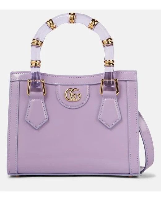 Gucci o1la5ras0526 Size: OS / Diana Small Tote Bag in Purple Size ONE SIZE - 1 Preview