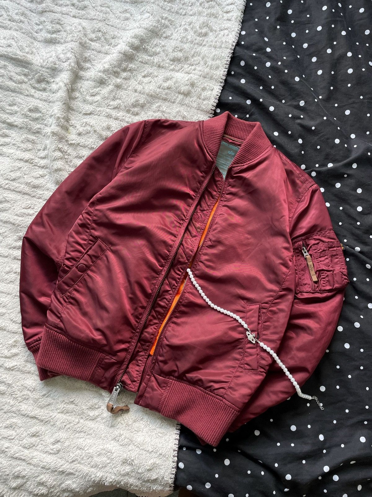 Alpha Industries Vintage bomber jacket Alpha industries women’s Size M / US 6-8 / IT 42-44 - 7 Thumbnail