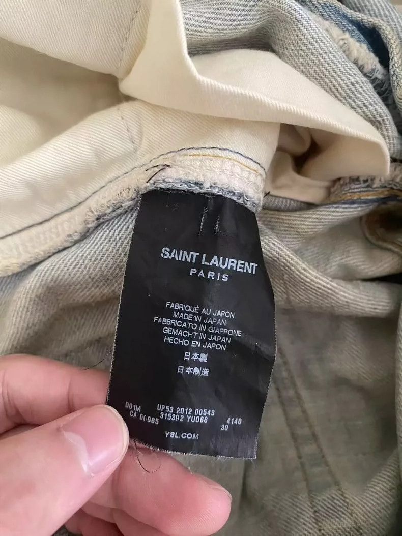 Saint Laurent Paris Saint Laurent Paris Blue washed jeans for the first year o Size US 30 / EU 46 - 3 Thumbnail