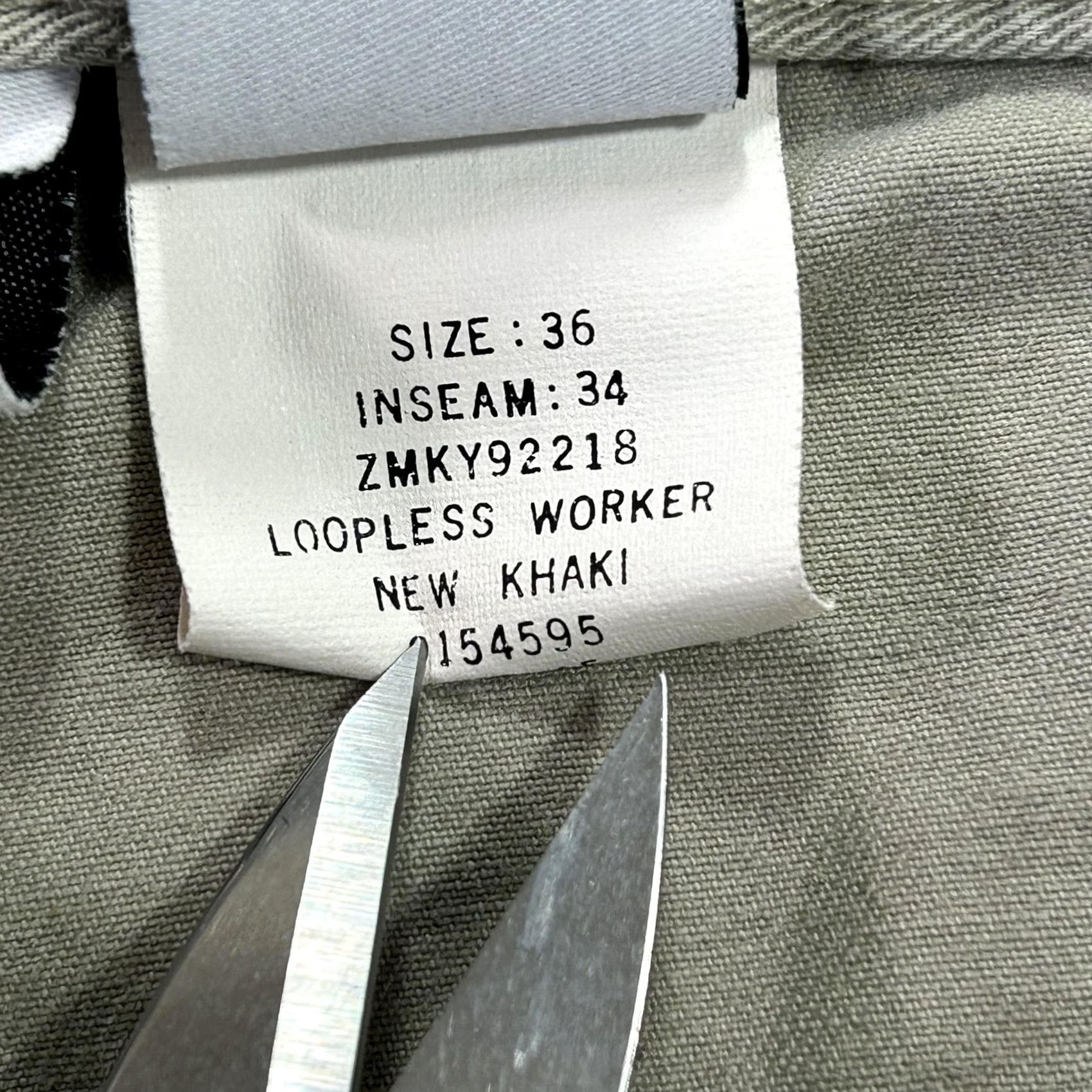 Vintage VINTAGE Calvin Klein Jeans Pants Mens 36x34 Beige Carpenter Workwear Y2K Size US 36 / EU 52 - 6 Thumbnail