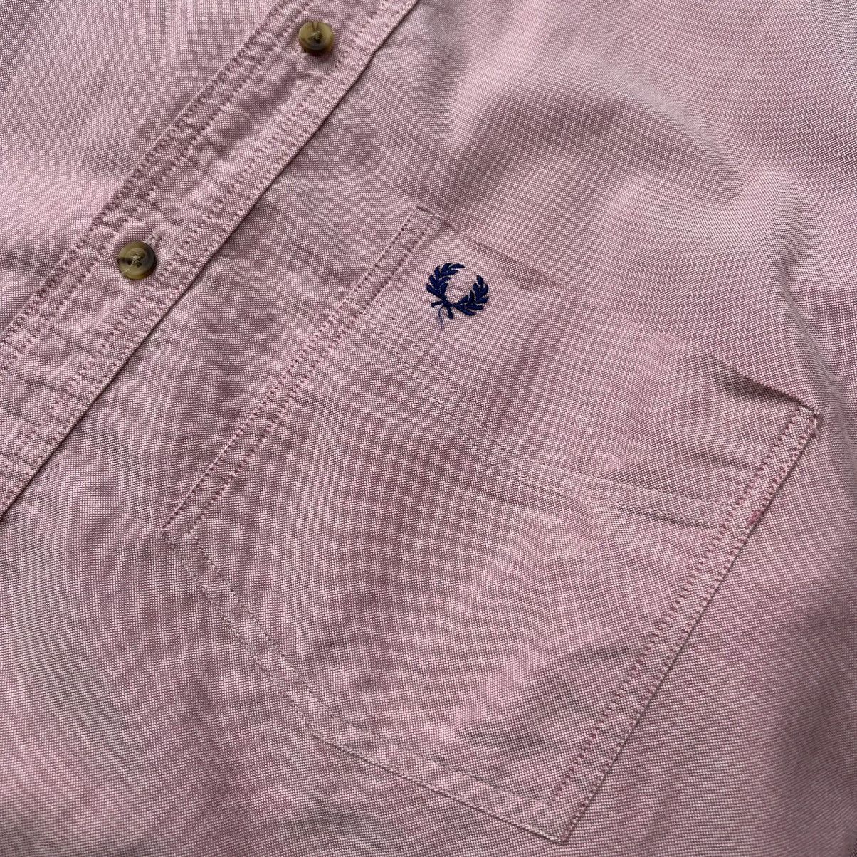 Fred Perry Vintage Fred Perry Small logo basic streetwear button shirt Size US XL / EU 56 / 4 - 3 Thumbnail