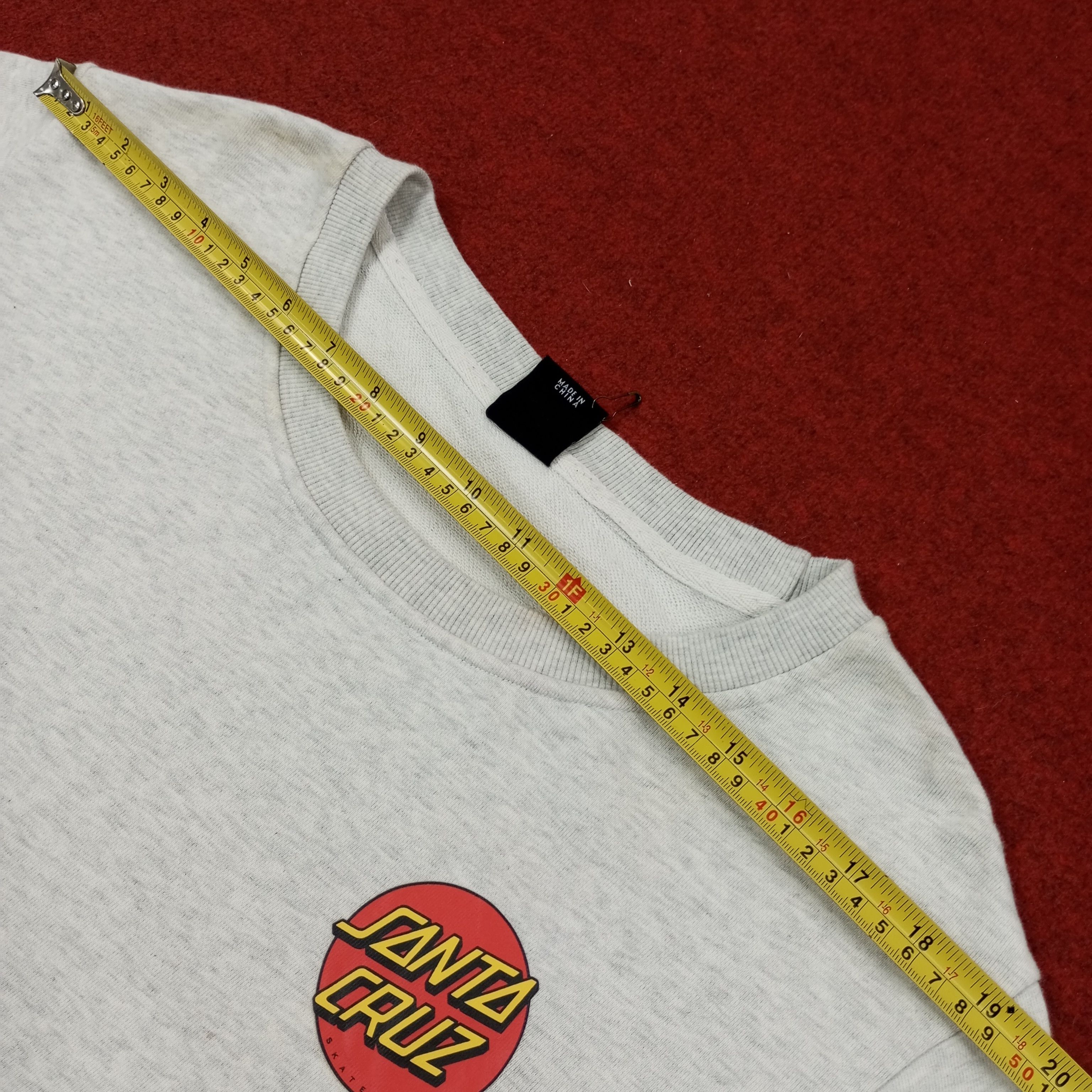 Santa Cruz Skateboards × Vintage Santa Cruz Skateboards Logo Design Sweatshirt c221n15 Size US XL / EU 56 / 4 - 11 Thumbnail
