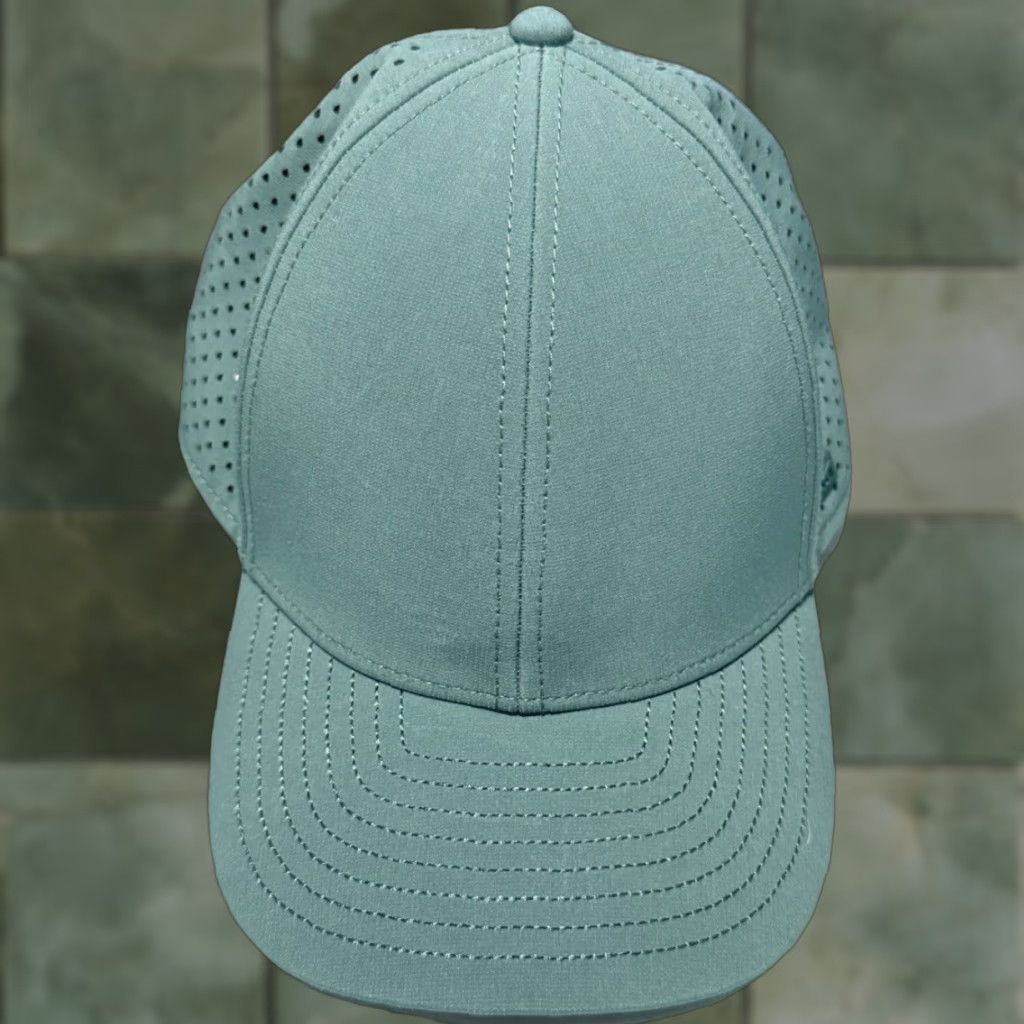 melin Melin A-Game Hydro Performance Baseball Cap Bluish Green Perforated Adjustable Cap Men One Size Size ONE SIZE - 1 Thumbnail
