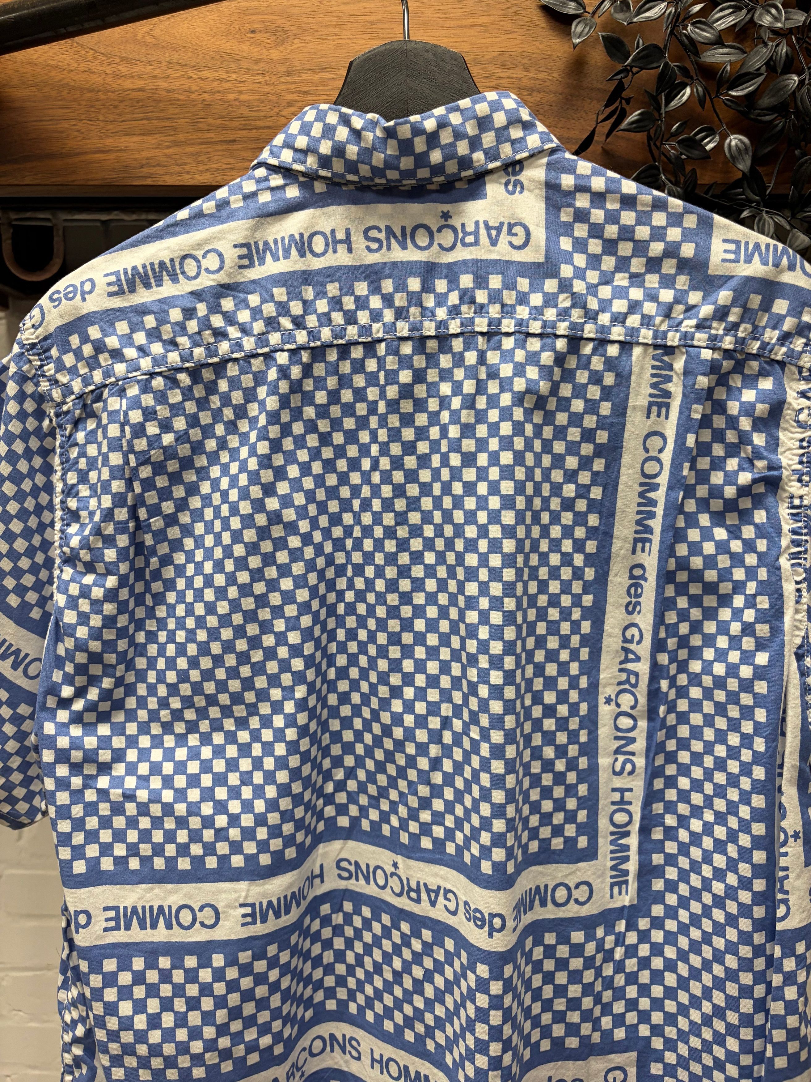 Comme des Garcons SS2003 Comme Des Garçons Homme ‘Checkerboard’ Short Sleeve Shirt Size US M / EU 48-50 / 2 - 5 Thumbnail