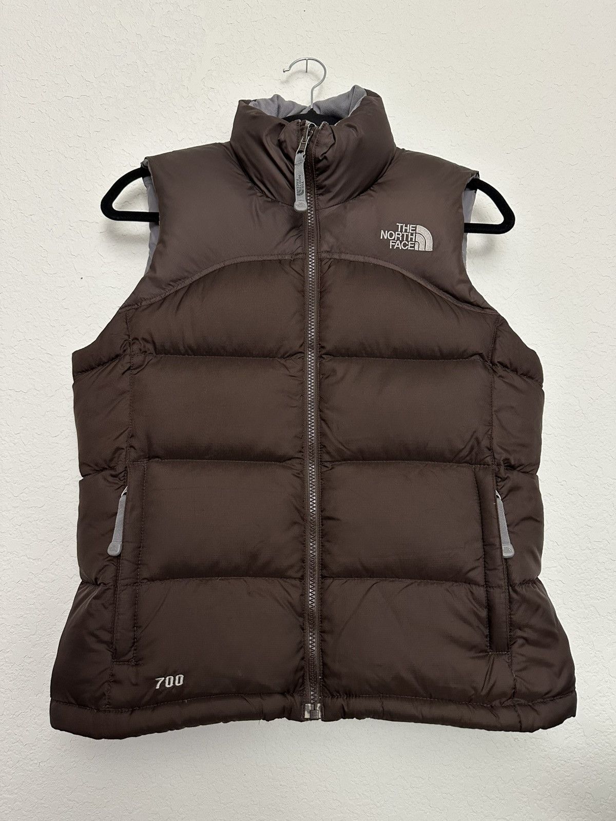 The North Face North Face Womens 700 Brown Nuptse Vest XS Puffer 96 Retro Size XS / US 0-2 / IT 36-38 - 3 Thumbnail