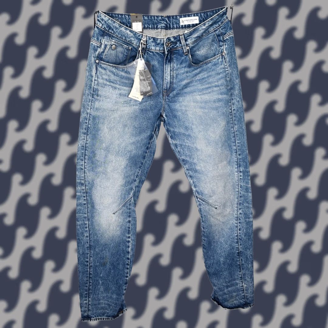 G-Star G-Star Arc 3D Low Boyfriend Jeans Womens W30 L32 Denim Blue 100% Cotton Regular Inseam 32 Size 30" / US 8 / IT 44 - 1 Thumbnail