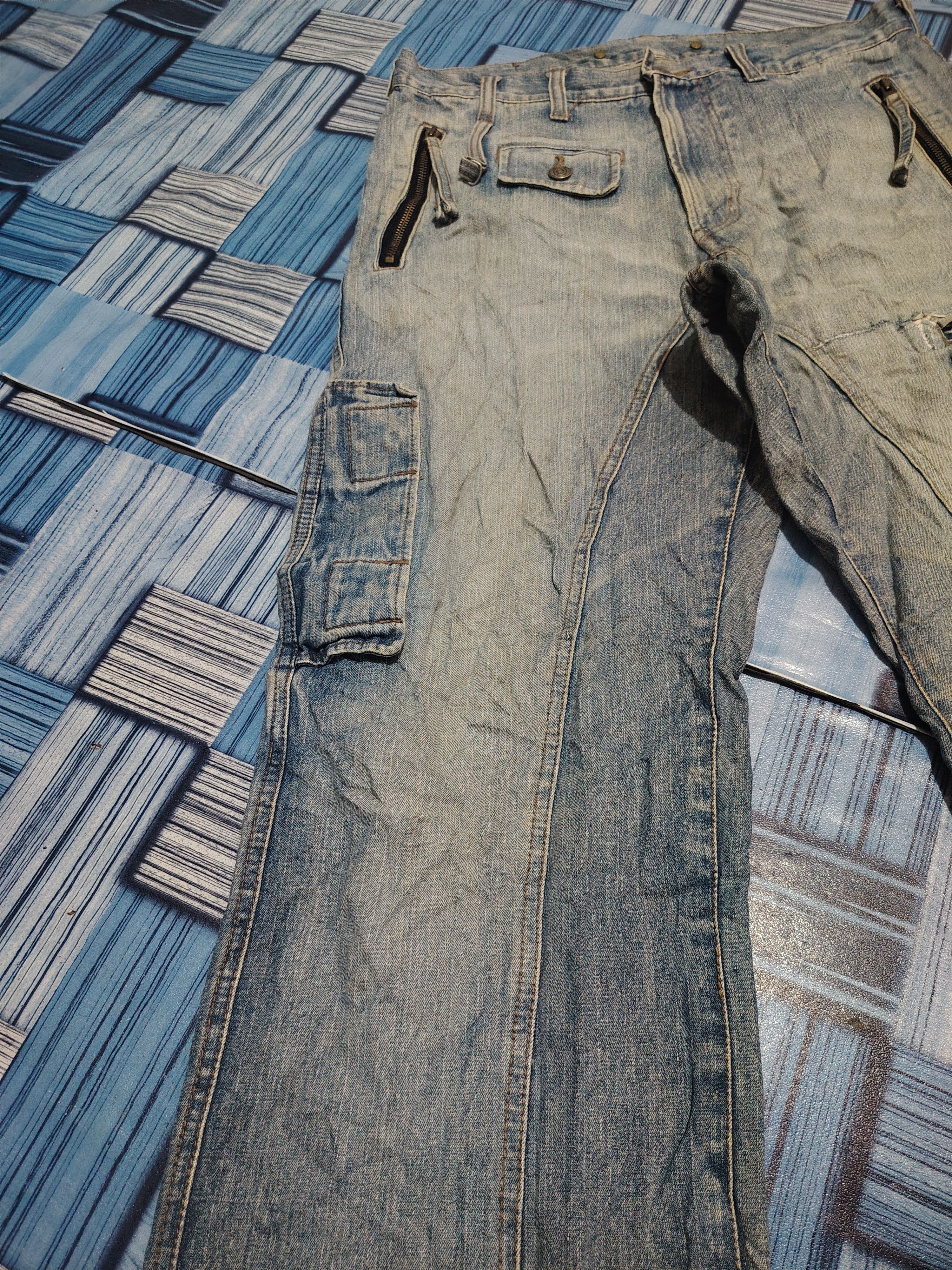 PPFM Japanese PPFM Cargo Tactical Distressed Pants Size US 32 / EU 48 - 8 Thumbnail