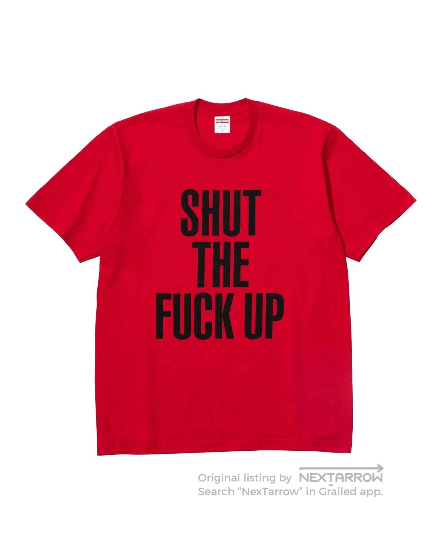 Number (N)ine Supreme x Number (N)ine Shut Up Tee. Size US M / EU 48-50 / 2 - 3 Thumbnail