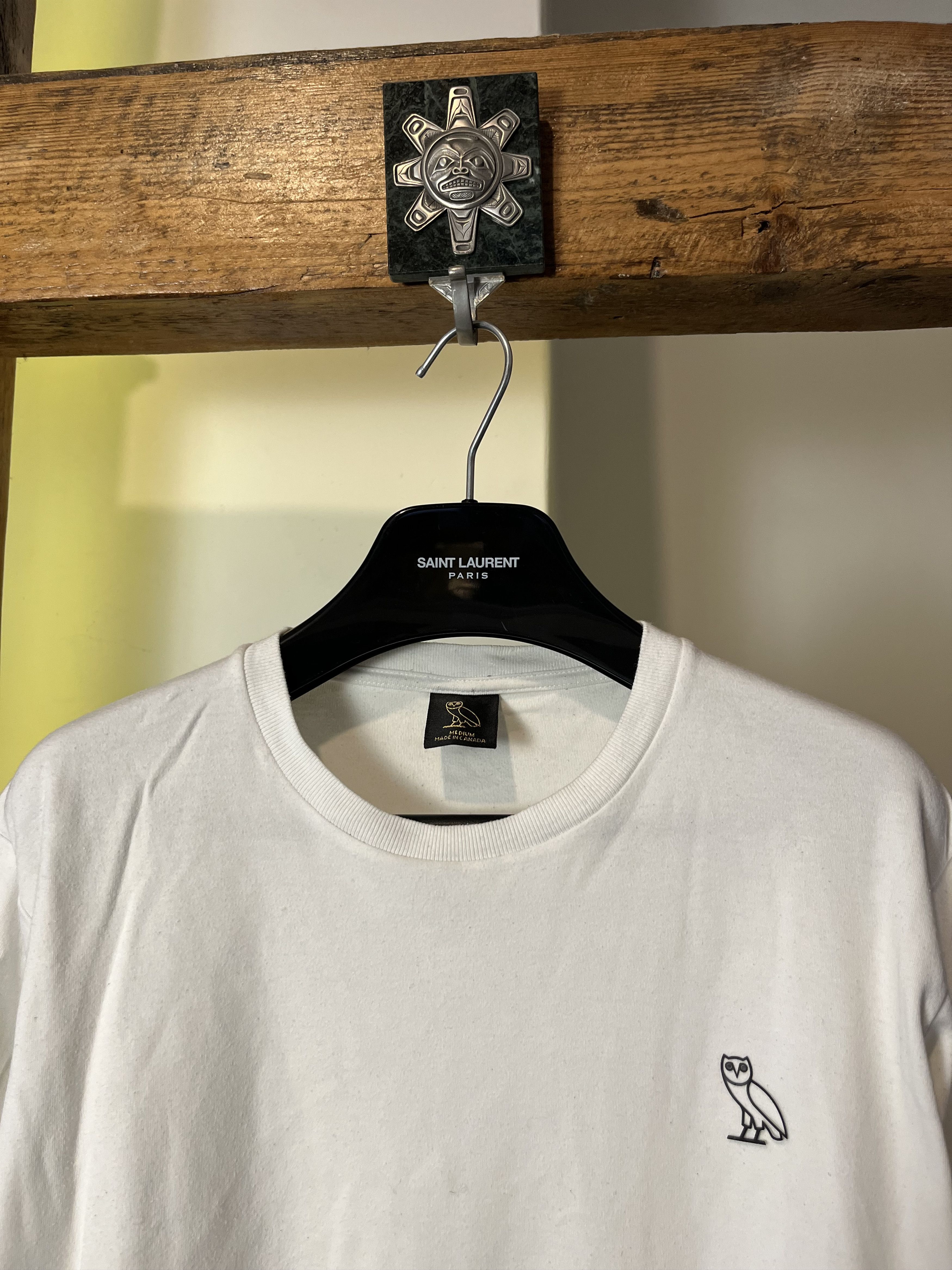 Drake × October's Very Own Octobers Very Own Small Owl Logo Longsleeve Sweatshirt Size US M / EU 48-50 / 2 - 3 Thumbnail