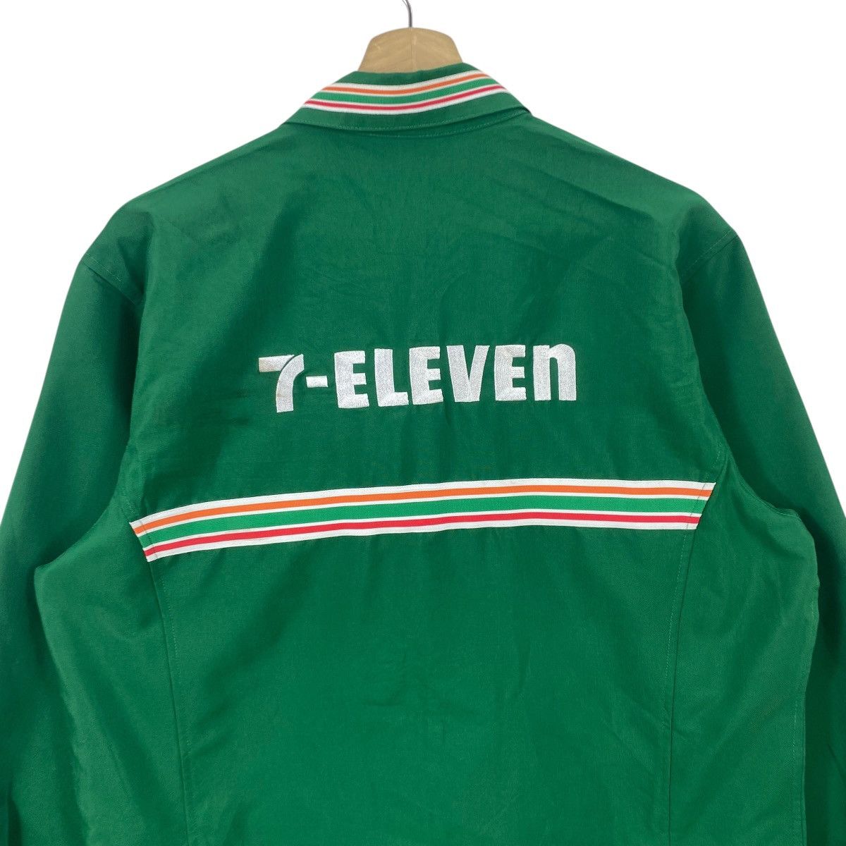 Vintage Vintage 7-ELEVEN Employee Work Jacket Zip Up Uniform Size US L / EU 52-54 / 3 - 8 Thumbnail