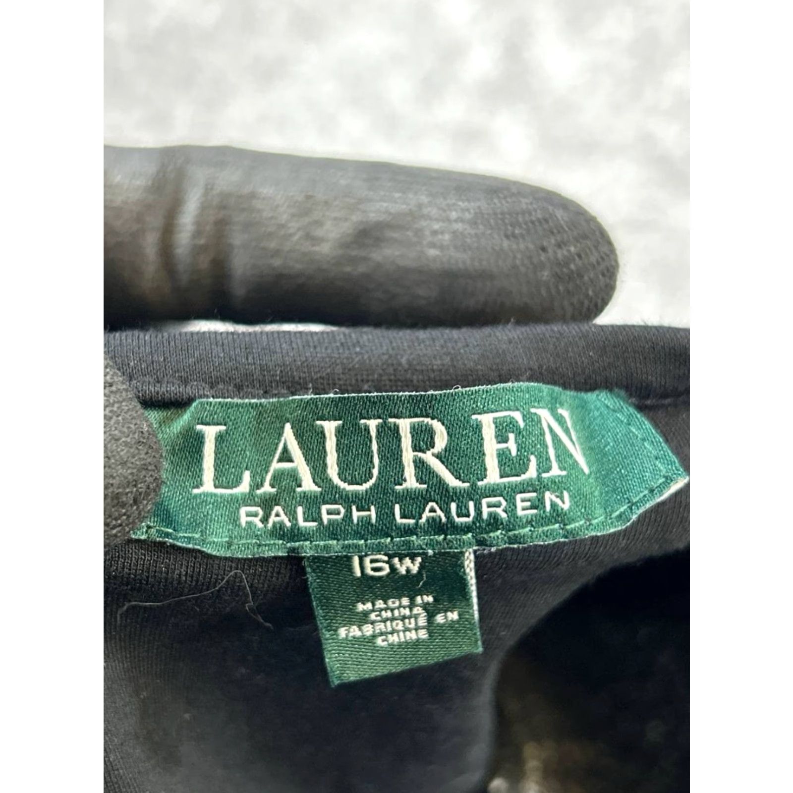 Ralph Lauren Lauren Ralph Lauren Dress Womens 16 W Gray Black Bodycon Size XXL / US 16-18 / IT 52-54 - 3 Thumbnail