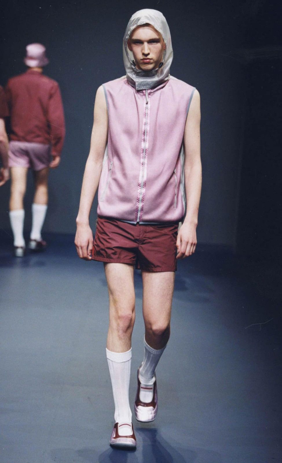 Prada Prada pink nylon vest Size US S / EU 44-46 / 1 - 7 Thumbnail