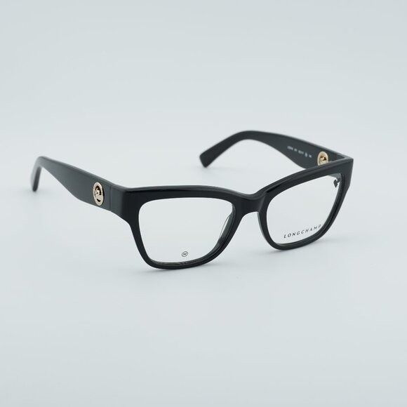 Longchamp Longchamp LO2743 001 Eyeglasses Black 52mm Cat Eye Frame Size ONE SIZE - 1 Thumbnail