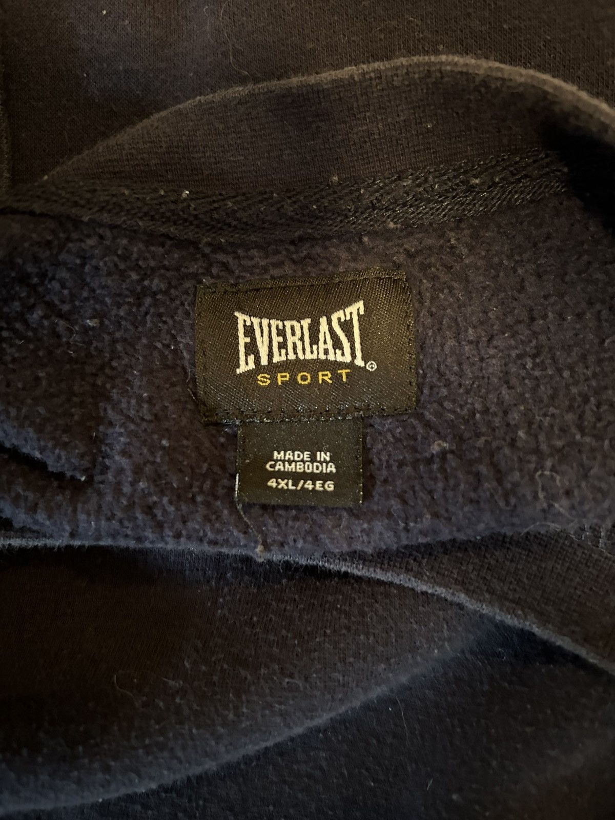 Everlast × Vintage NAVY BLUE EVERLAST BOXING PULLOVER CREWNECK SWEATSHIRT Size US XXL / EU 58 / 5 - 3 Thumbnail