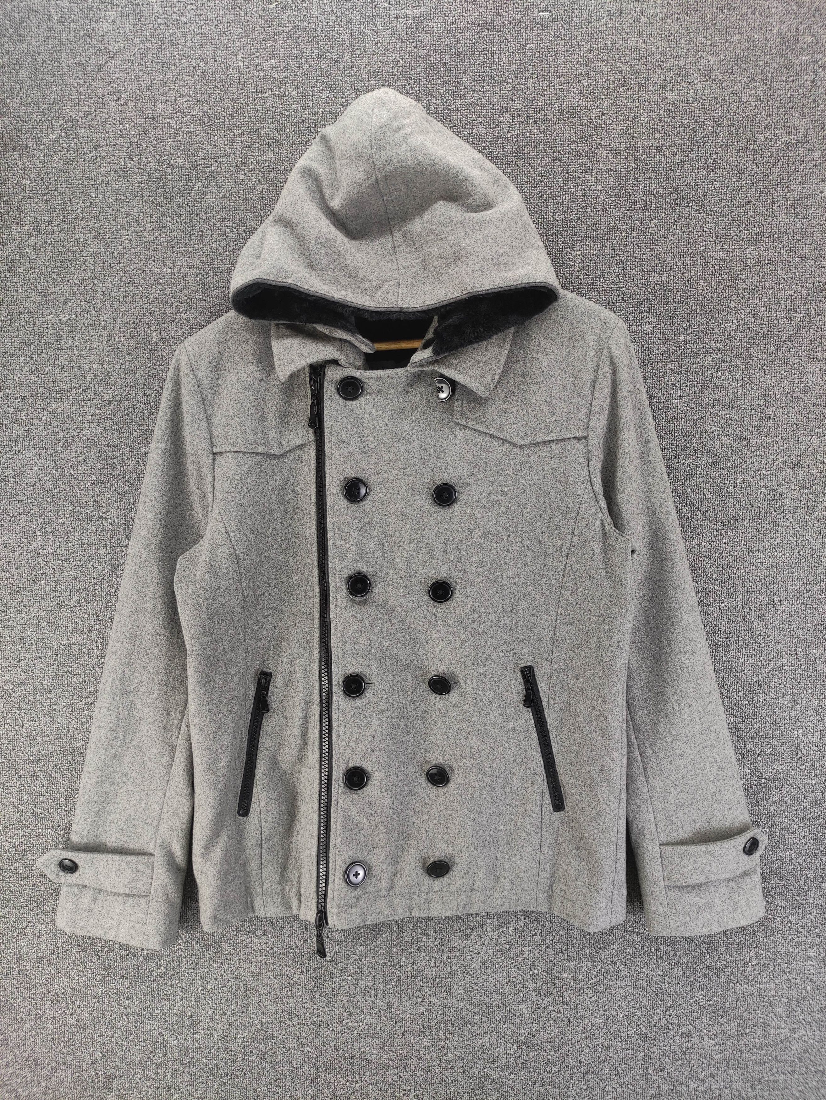 semanticdesign Vintage Semantic Design Wool Jacket With Hoodie Size US M / EU 48-50 / 2 - 1 Thumbnail