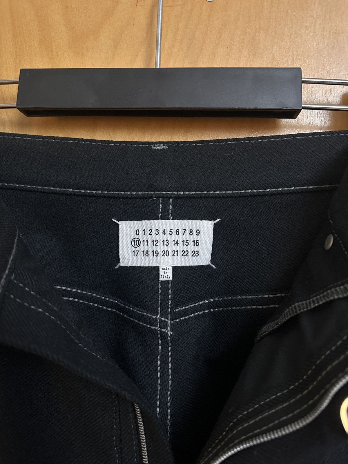 Maison Margiela Maison Margiela Black Wool Four-Pocket Trousers Size US 30 / EU 46 - 4 Thumbnail