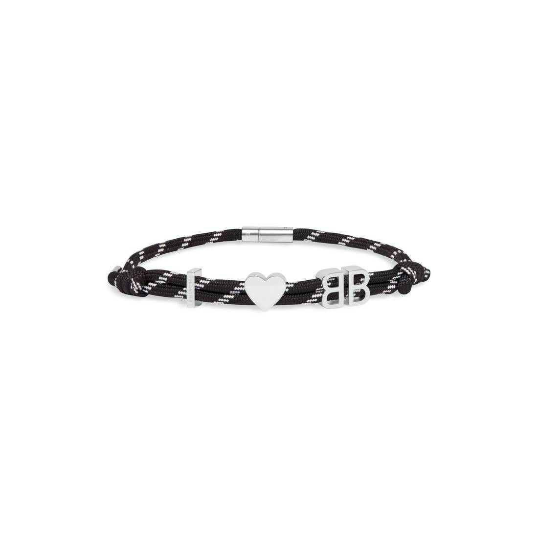 Balenciaga o1bcso1str1125 Size: OS / I <3 BB Choker in Black/Silver Size ONE SIZE - 5 Thumbnail
