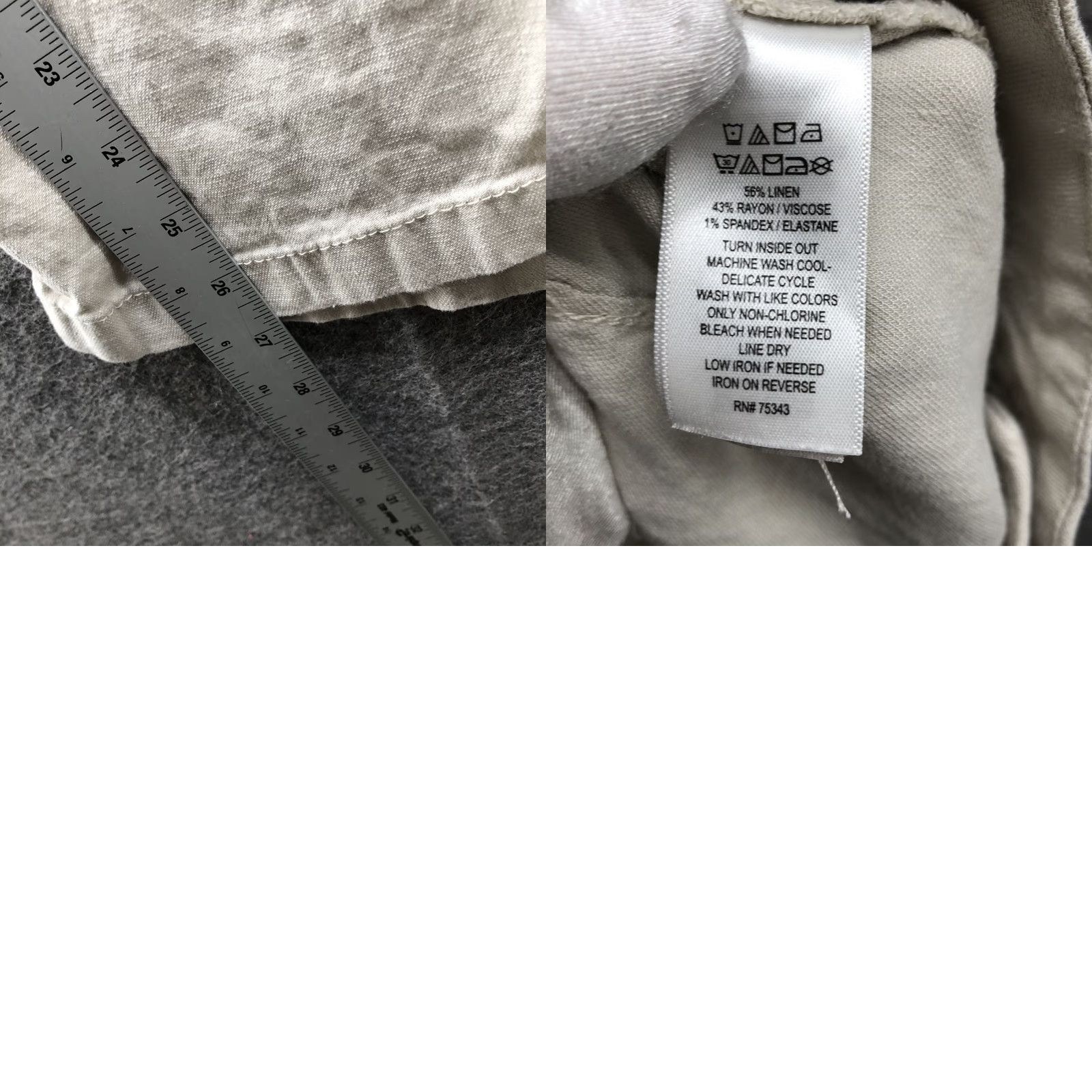Nicole Miller Nicole Miller Linen Blend Pants Womens 8 Light Beige Straight Leg Relaxed Dress Pants Womens 8 Beige Straight Leg Relaxed Nicole Miller Size 30" / US 8 / IT 44 - 8 Thumbnail