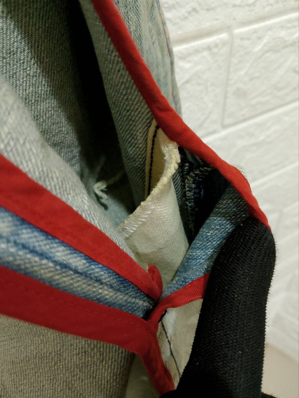 Japanese Brand Vintage ROYAL BLUE Distressed Denim Jacket Size L / US 10 / IT 46 - 14 Thumbnail
