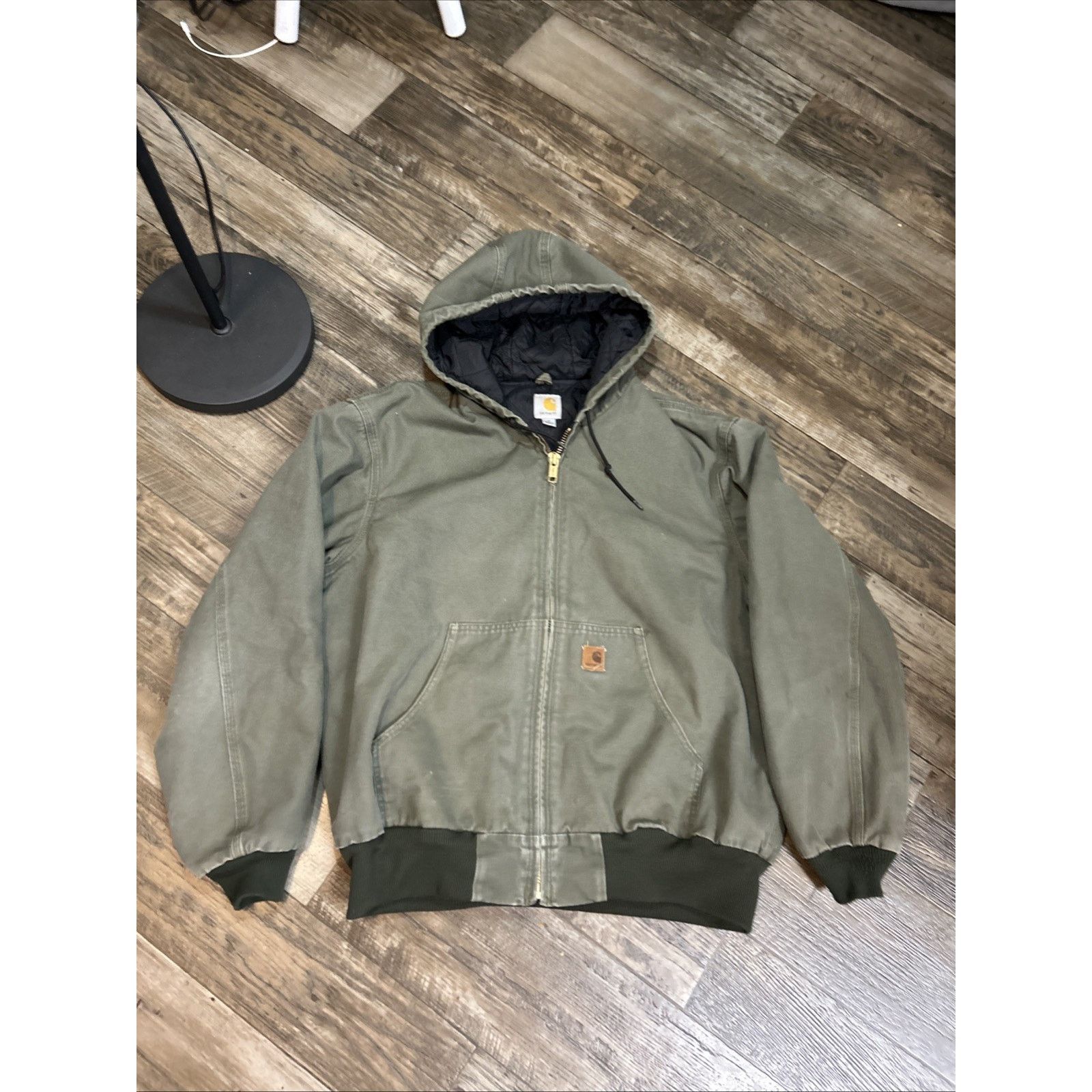 Carhartt Carhartt J130 Work Jacket Men's XL Moss Green Quilted Duck Size US XL / EU 56 / 4 - 1 Thumbnail